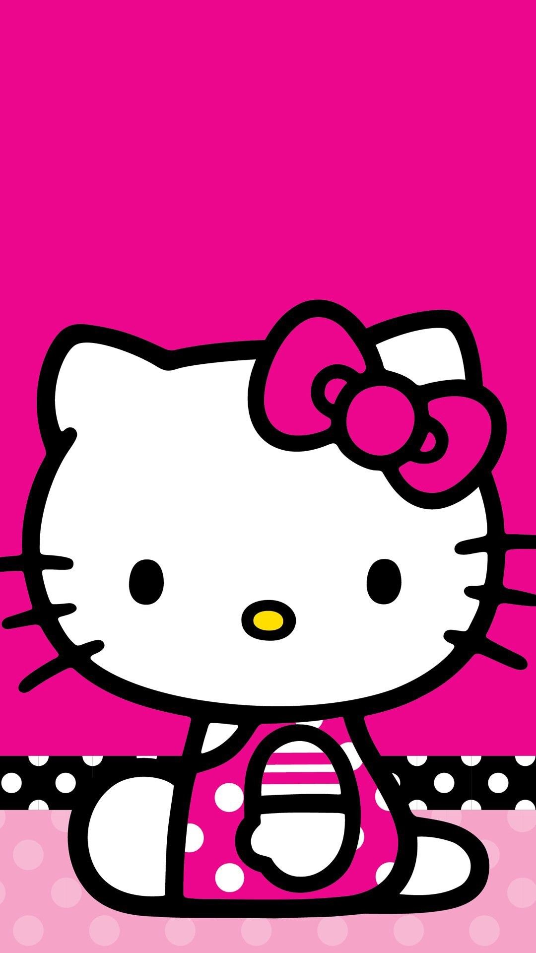 Hello Kitty sfondo rosa primaverile, 1680x1050 HD, Lenovo Legion