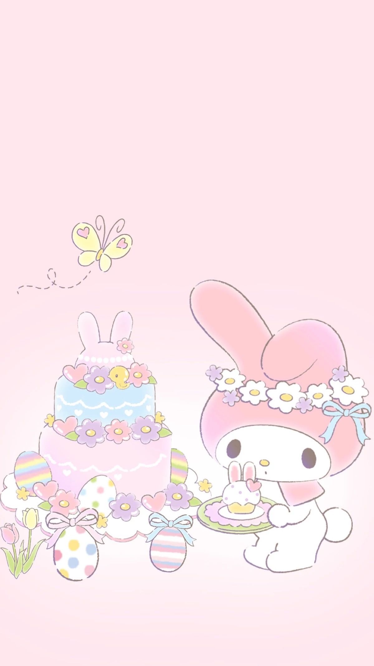 My Melody torta pasquale, 1200x2133 Full HD Verticale, iPhone
