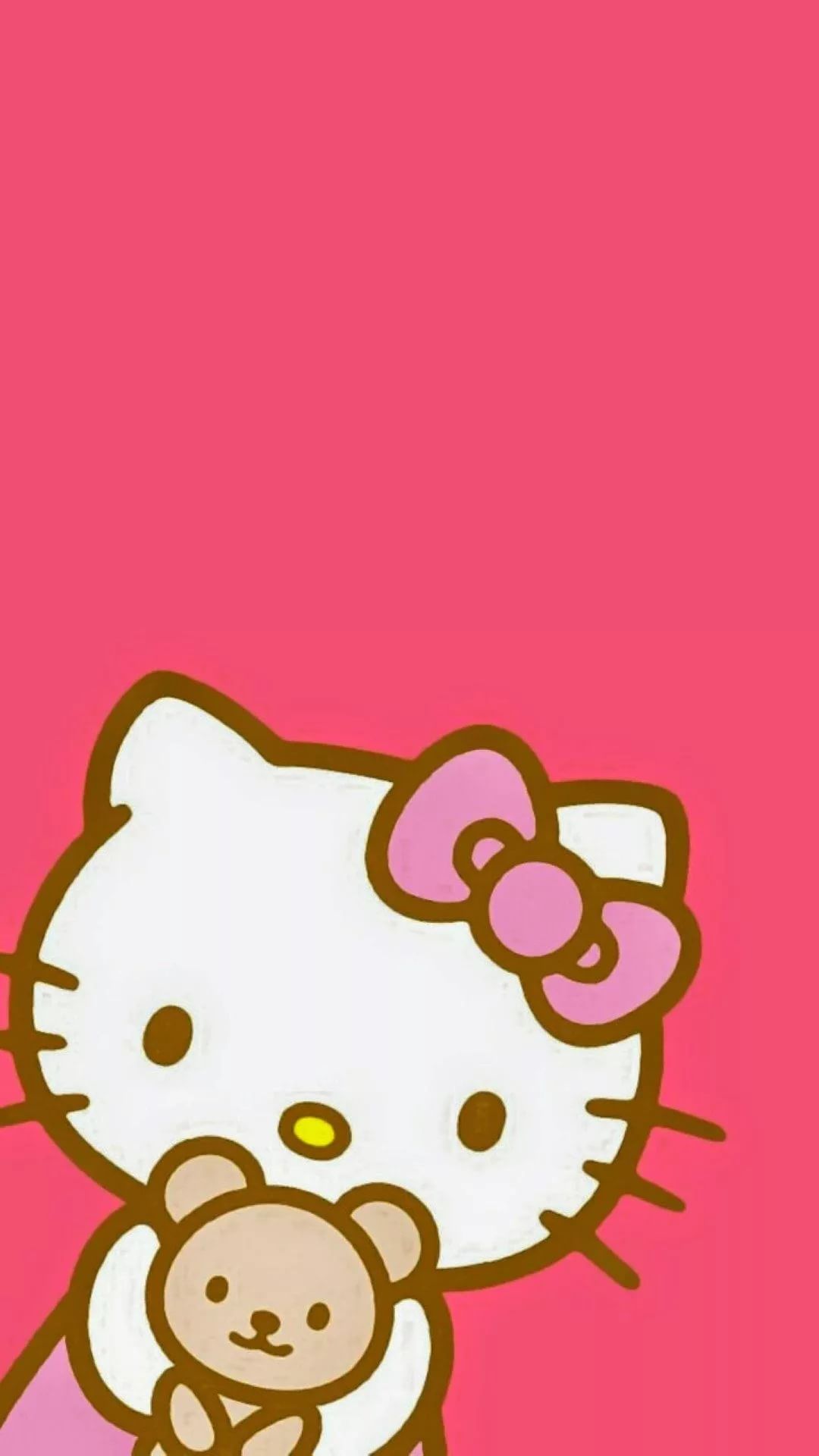 Hello Kitty con orsacchiotto rosa, 1080x1920 Verticale, Samsung Galaxy