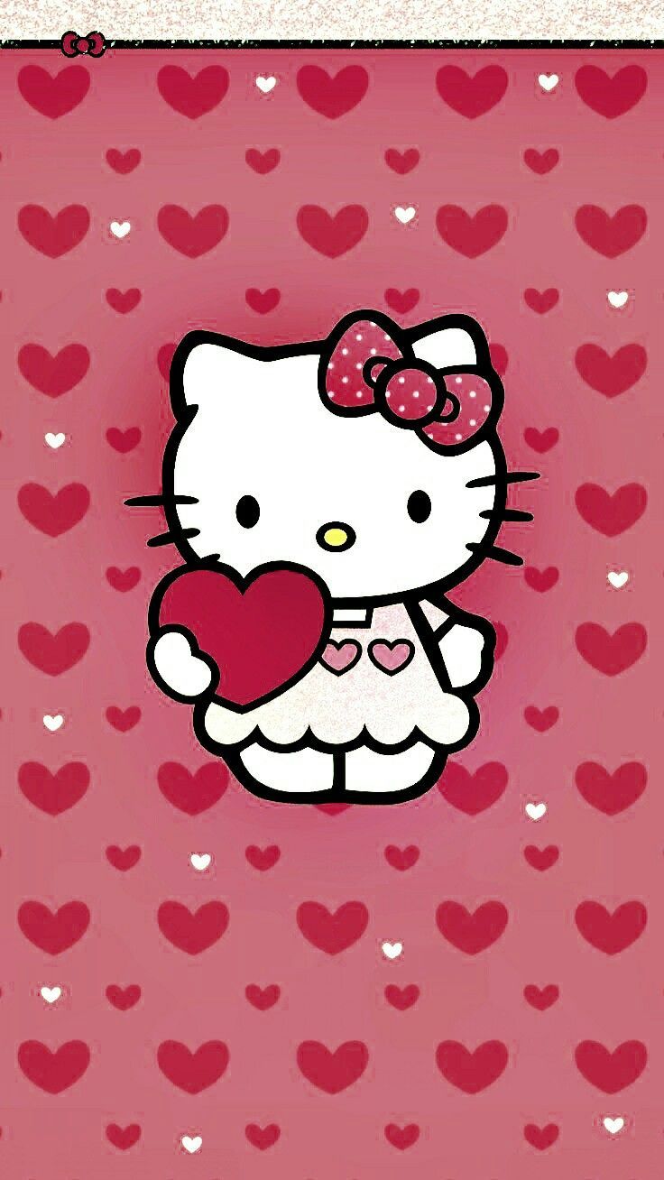 Hello Kitty cuore rosa, 736x1308 Full HD Verticale, Realme