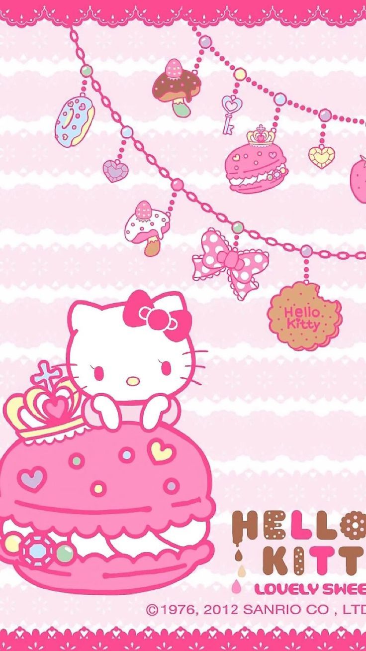 Hello Kitty rosa macaron, 736x1308 Verticale, OnePlus