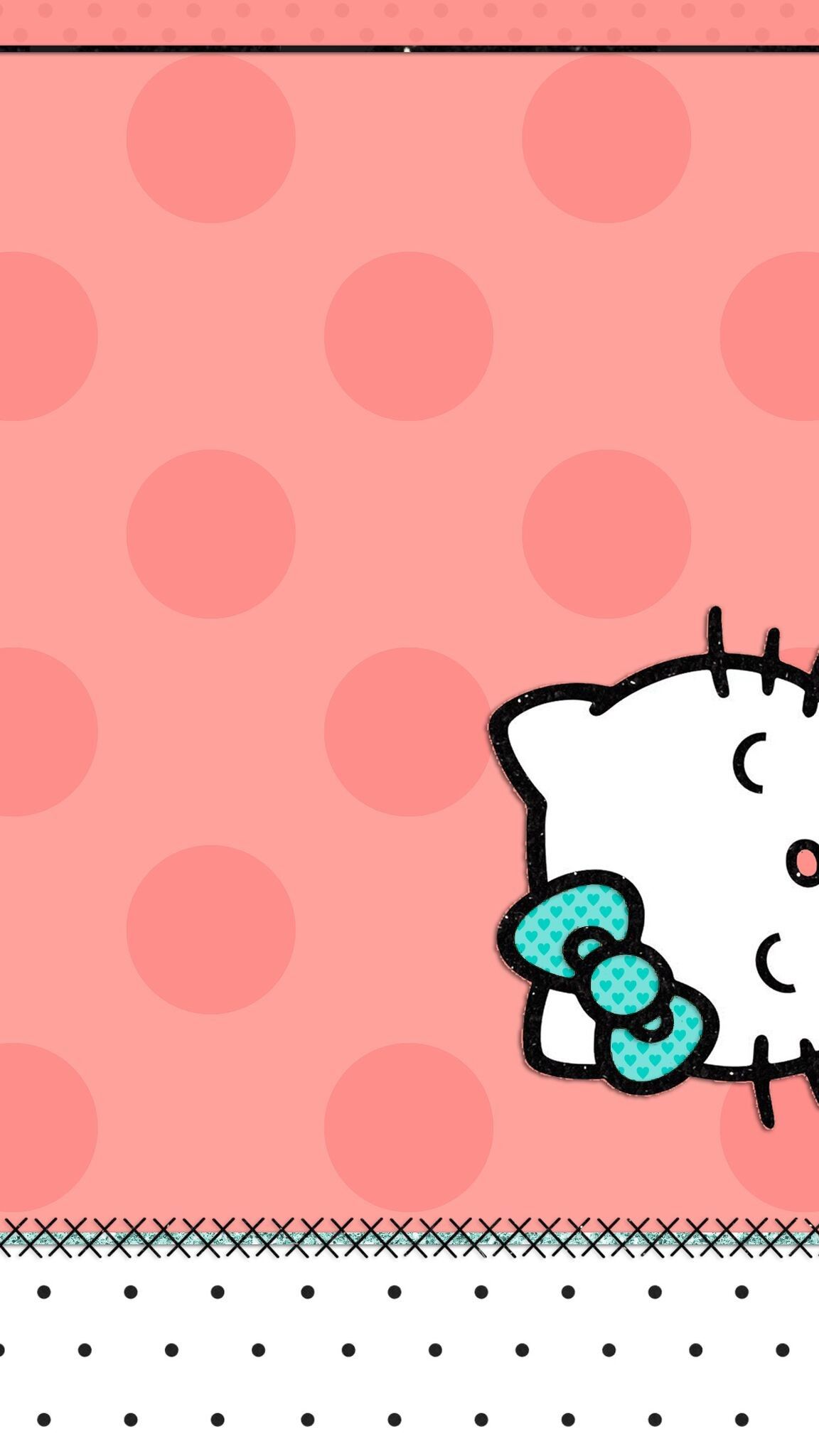 Hello Kitty rosa a pois, 1152x2048 Full HD Verticale, Realme