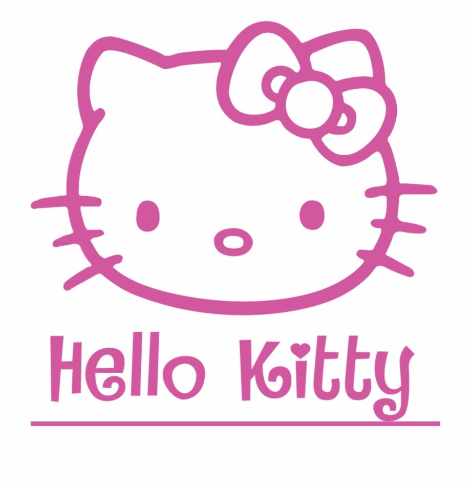 Hello Kitty rosa contorno, 920x951 Full HD Verticale, iPhone Air
