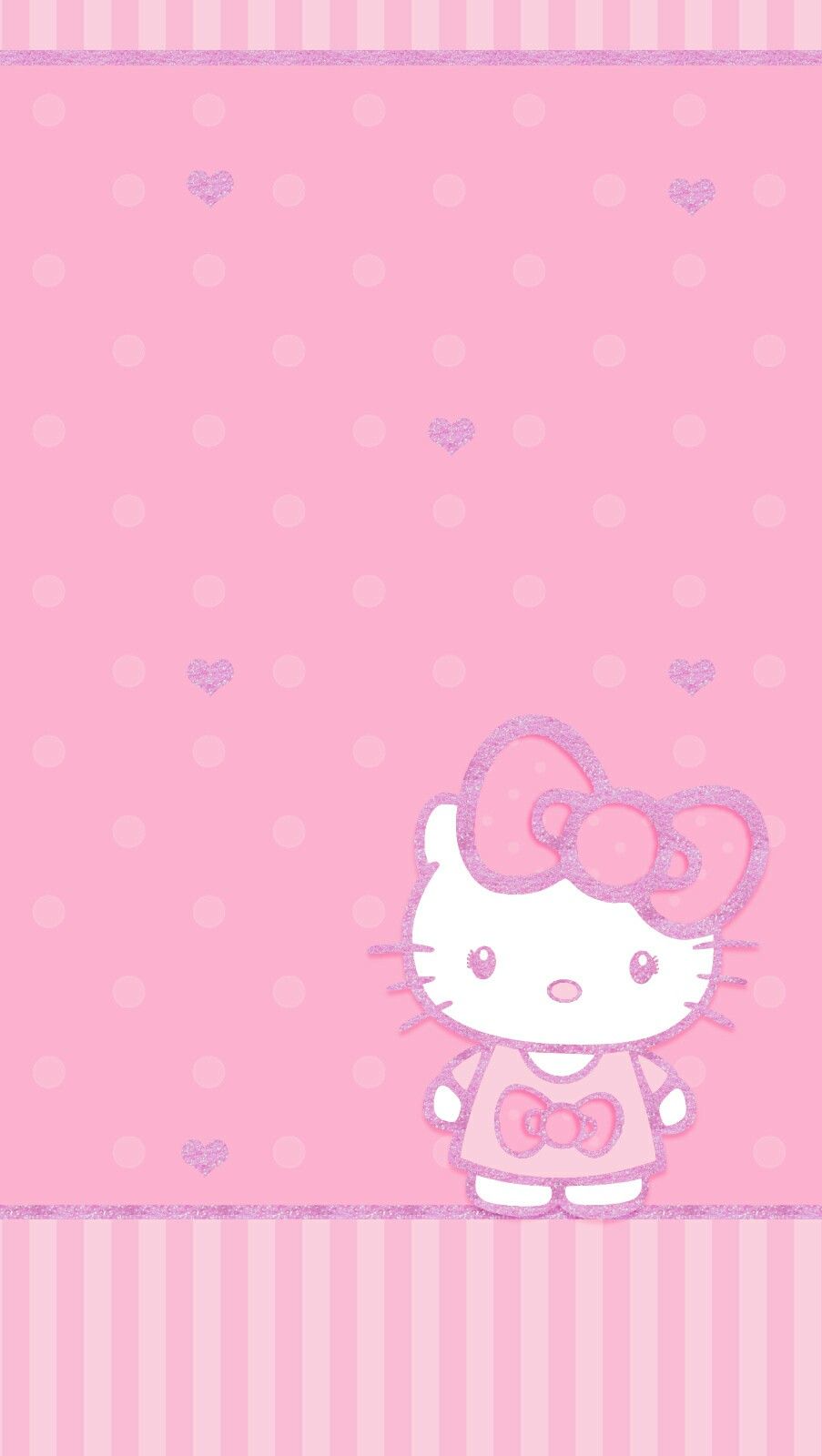 Hello Kitty rosa cuori, 903x1600 Verticale, Telefono