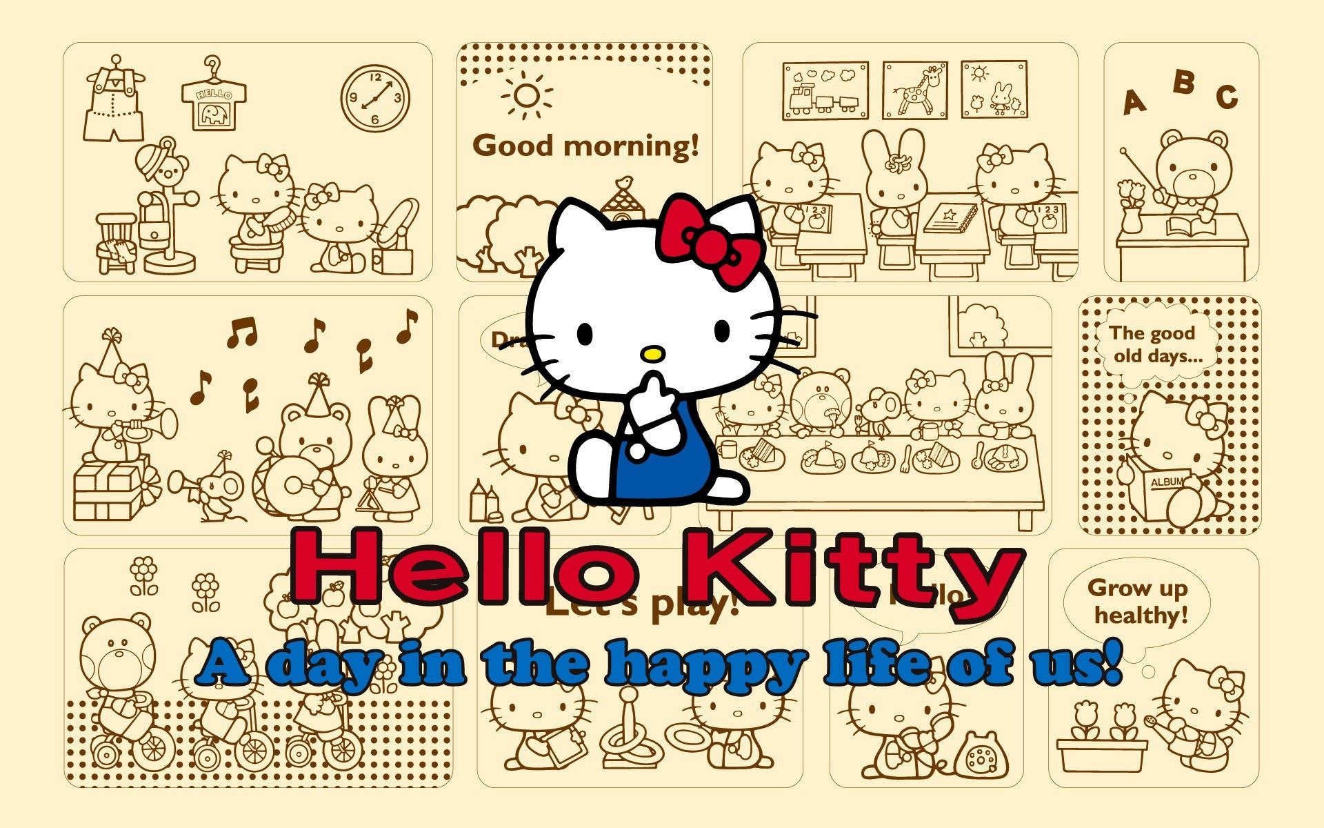 Hello Kitty giornata felice, 1920x1200 WUXGA, Desktop