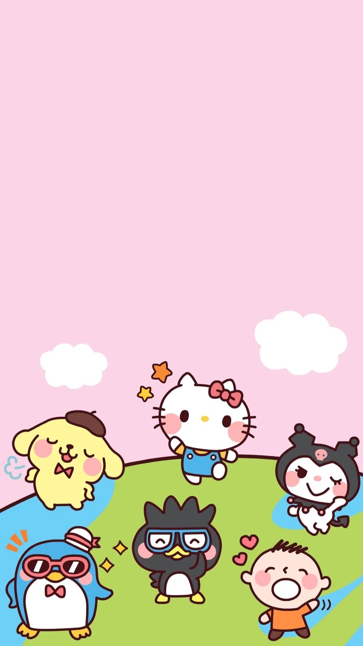 Hello Kitty e amici Sanrio, personaggi kawaii giapponesi, 1200x2133 Full HD Verticale, iPhone
