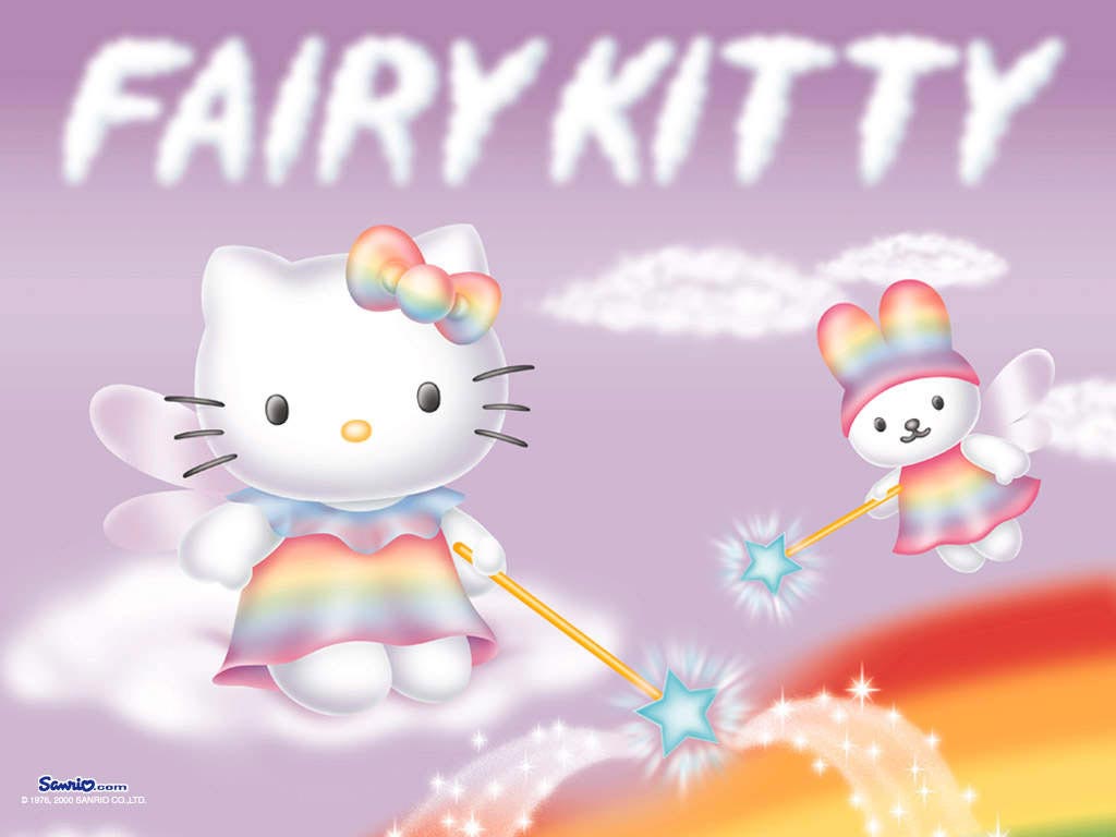 Hello Kitty fata arcobaleno, 1024x768 HD, PC