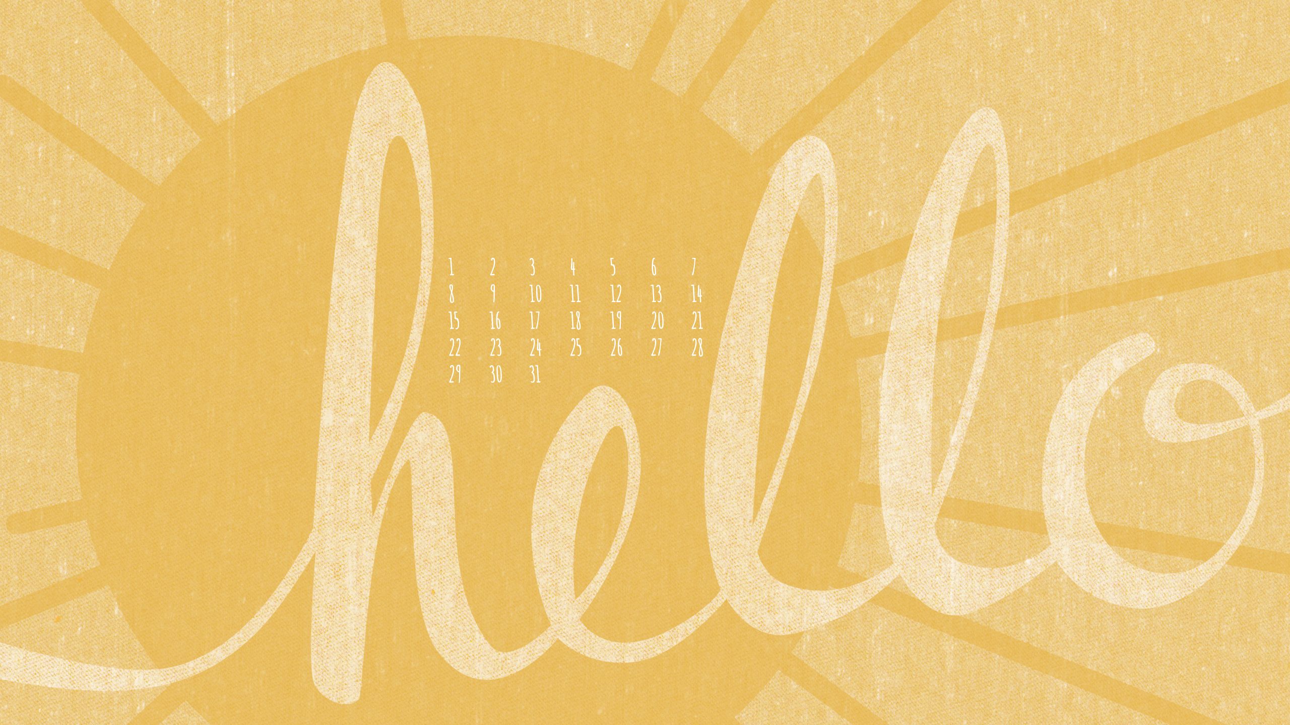 scritta Hello sole giallo, 2560x1440 2K QHD, PC