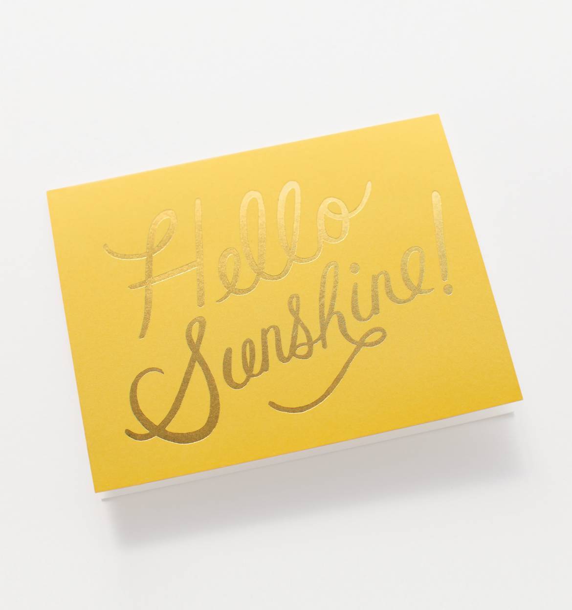 Biglietto giallo Hello Sunshine, 1170x1248 Verticale, Telefono