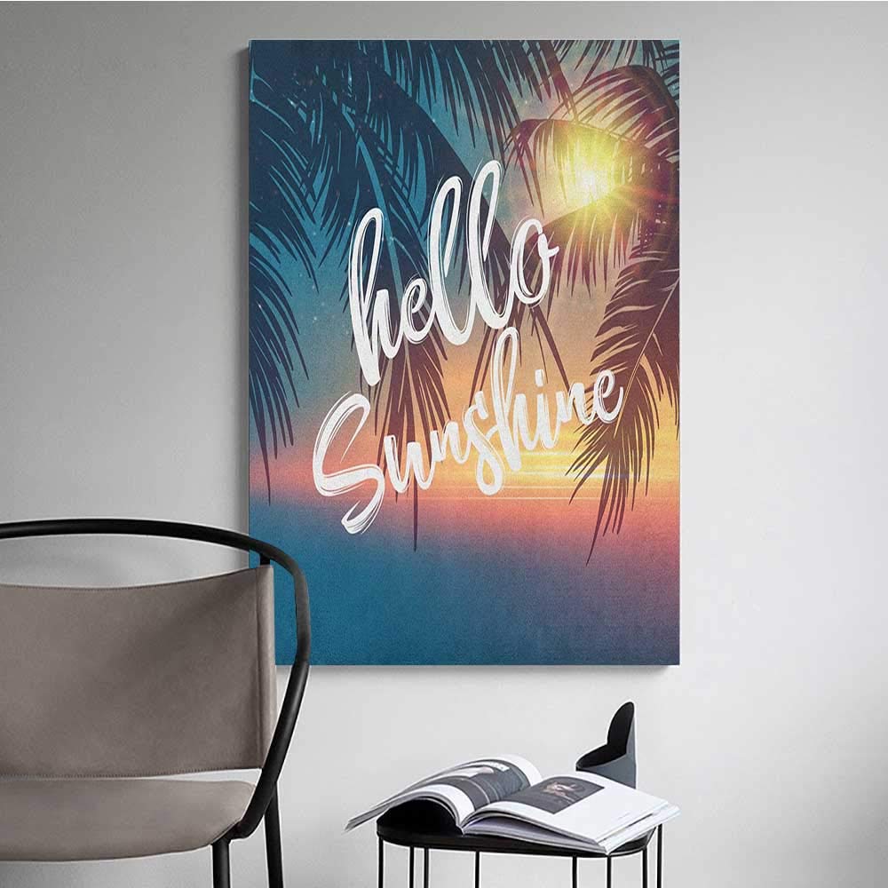 Quadro tramonto tropicale Hello Sunshine, 1000x1000 HD, Desktop