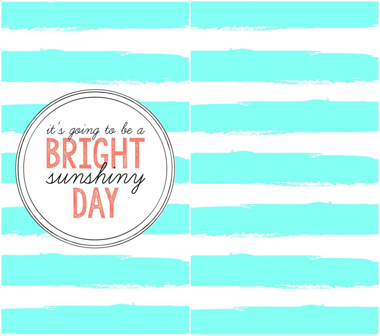 Righe turchesi con scritta sole, 1289x1140 HD, Desktop