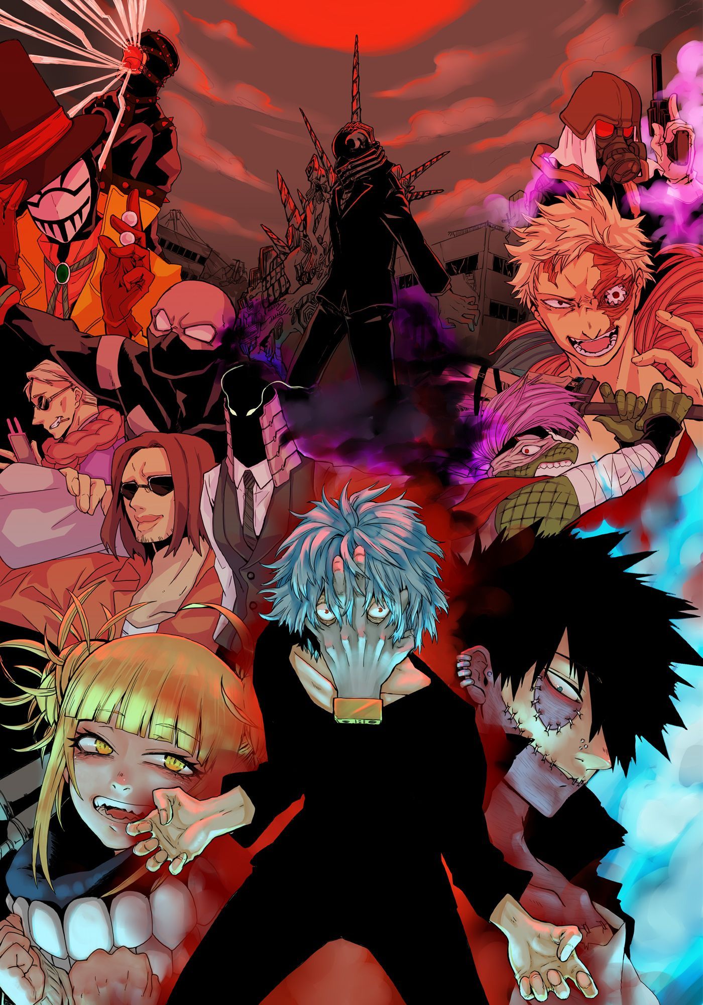 Toga My Hero Academia fiamme, 3840x2160 4K, Desktop 4K