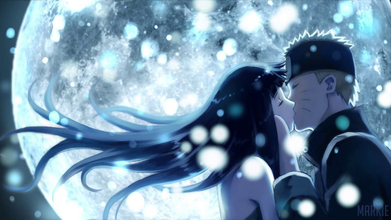 Naruto e Hinata bacio blu, 1280x720 HD, Desktop