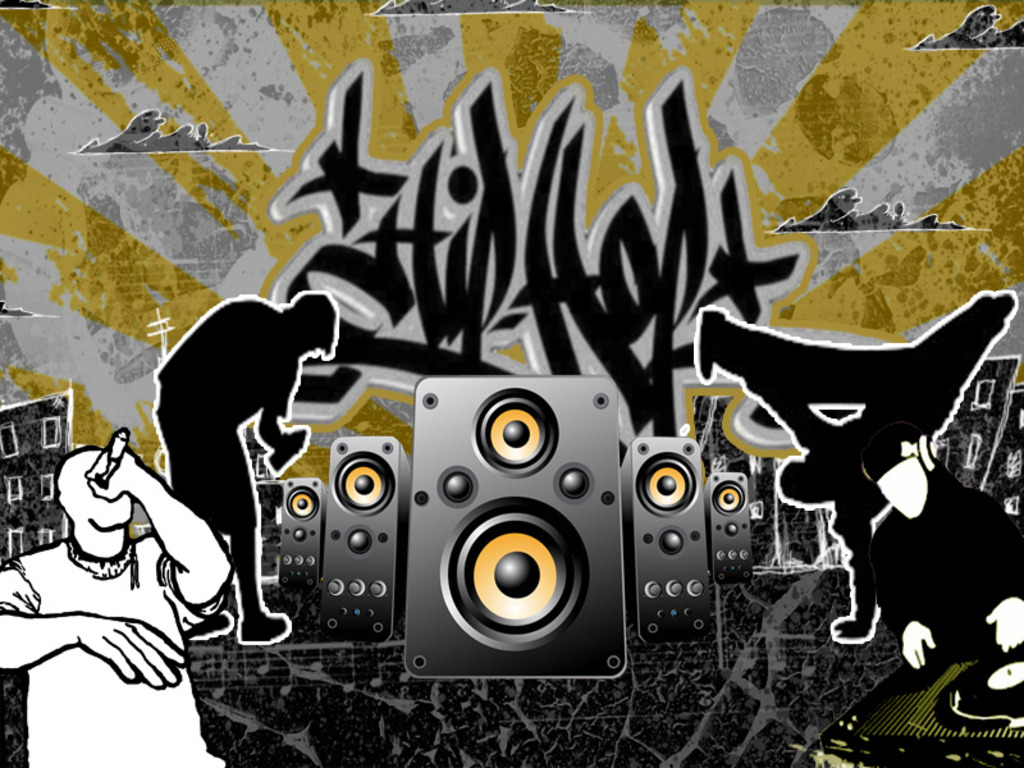 breakdance graffiti casse audio, 1024x768 HD, Desktop