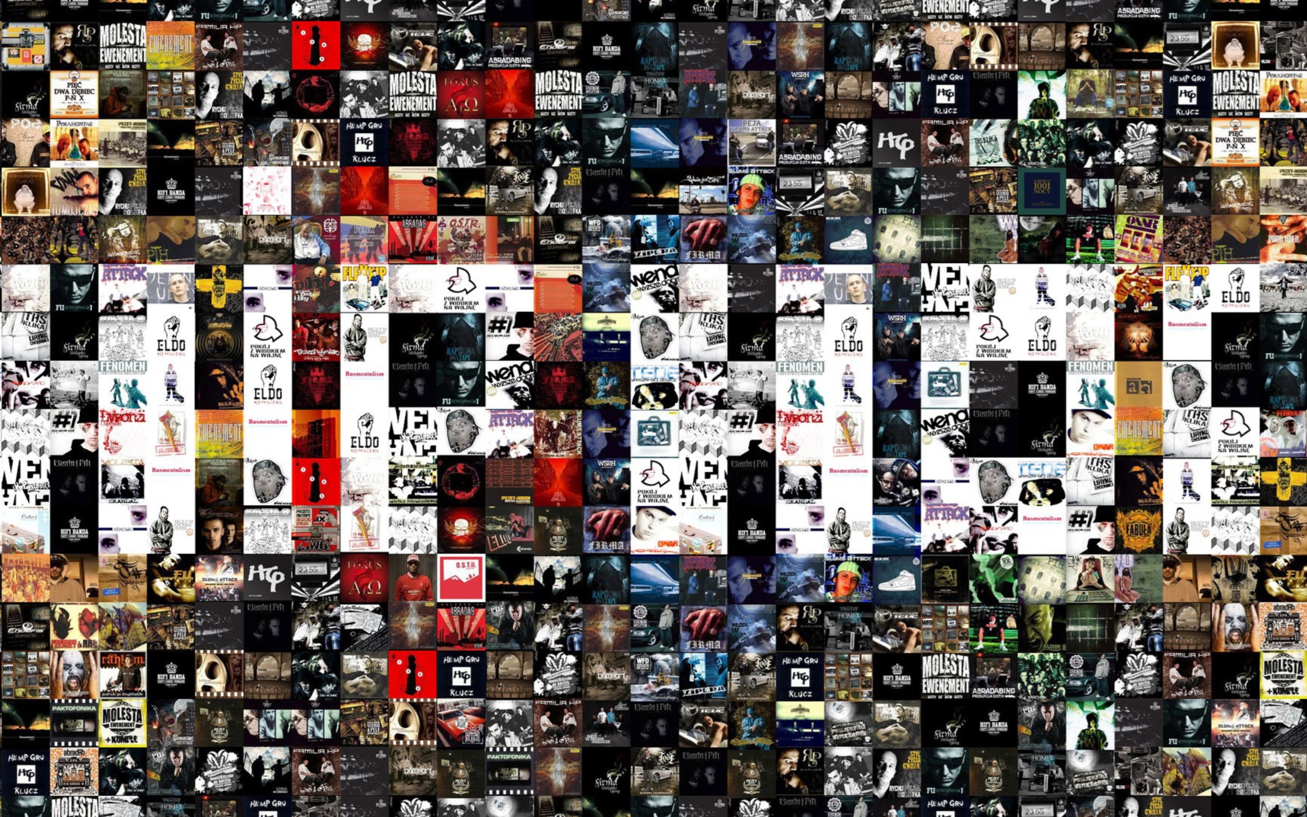 mosaico copertine album rap, 2560x1600 2K+, Desktop