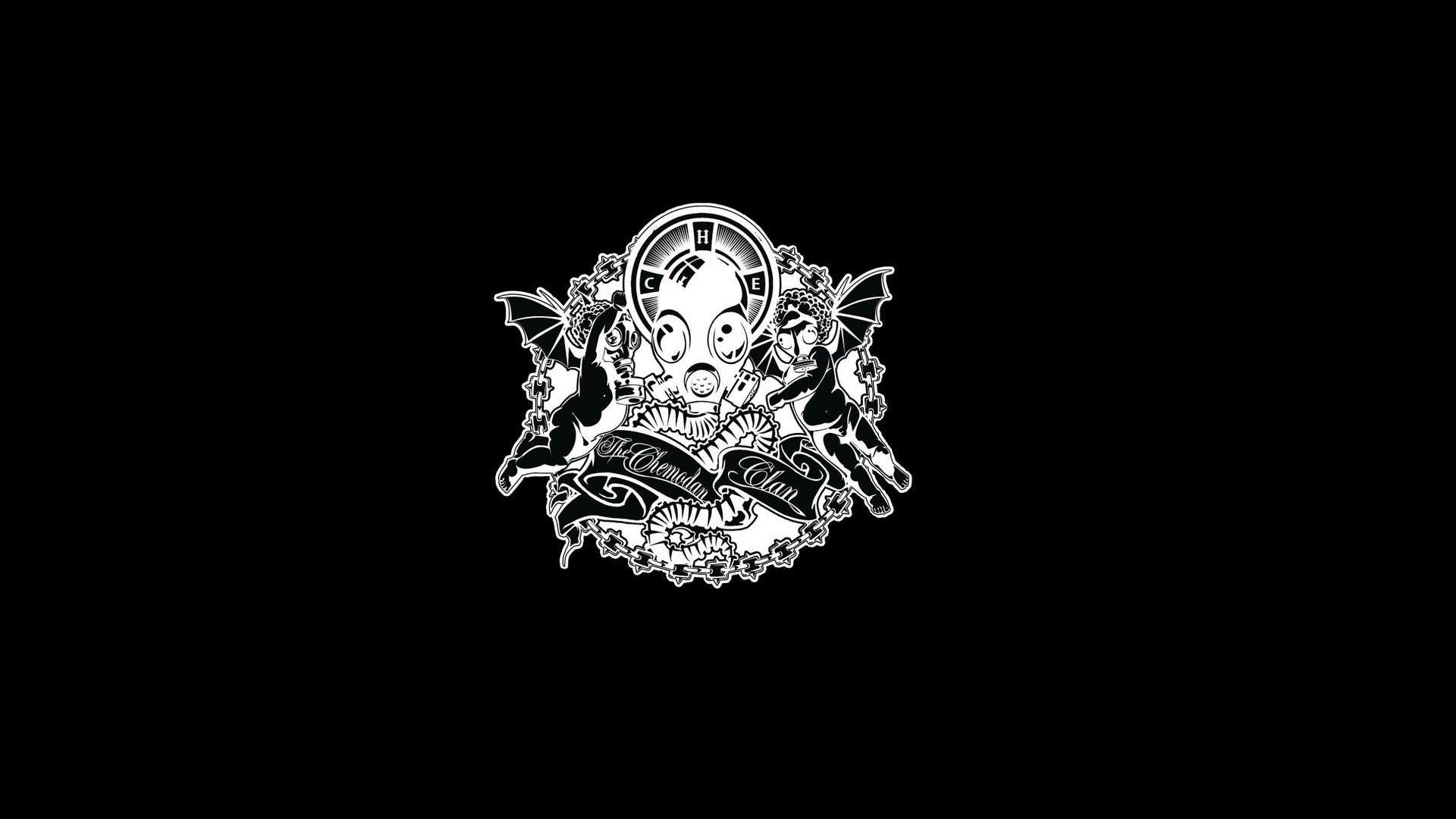 emblema angeli bianco nero, 1920x1080 1080p, Desktop