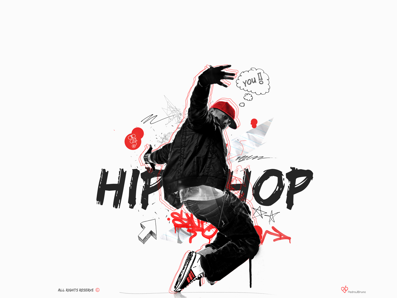 breakdancer scritta hip hop, 1280x960 720p, PC