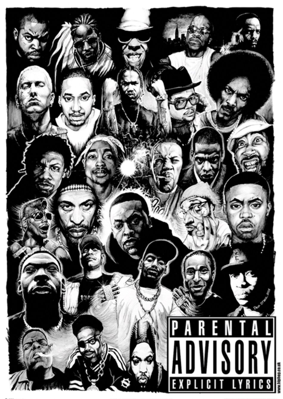 leggende rap parental advisory, 950x1339 Verticale, Telefono