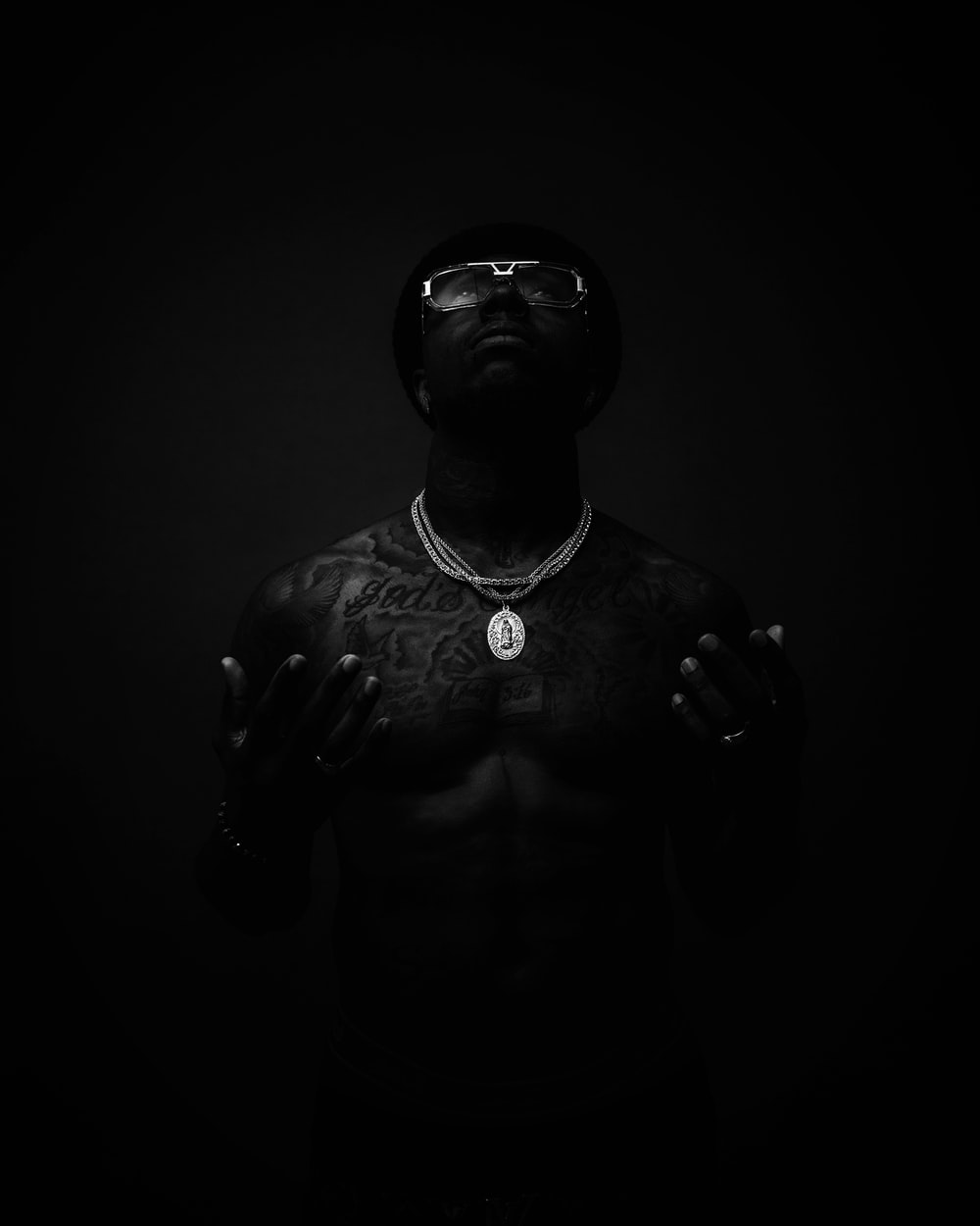 rapper collane ombra nera, 1000x1250 Verticale, Mobile