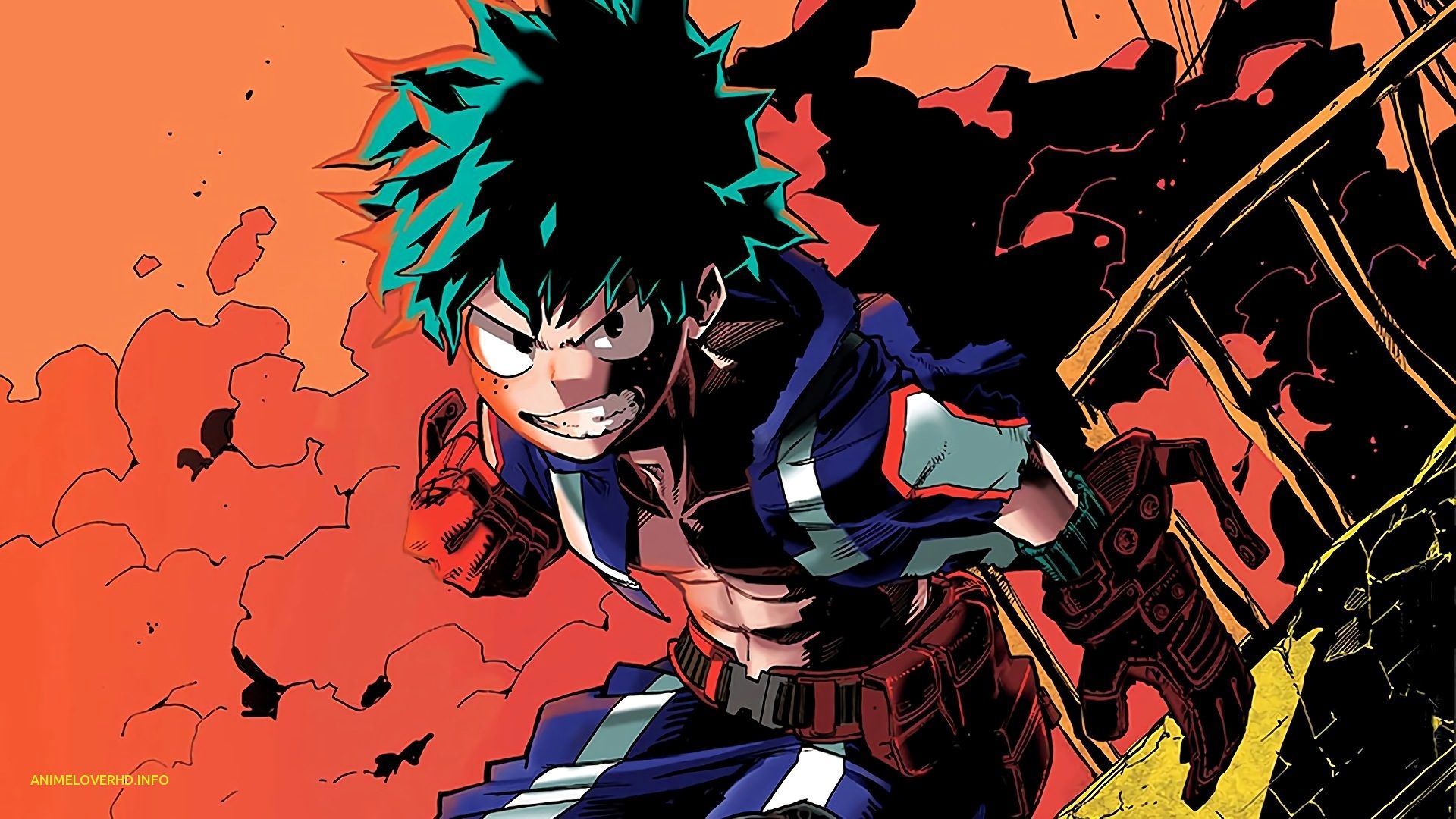 Shoto Todoroki, fiamme e ghiaccio, My Hero Academia, 1920x1080 1080p, Desktop