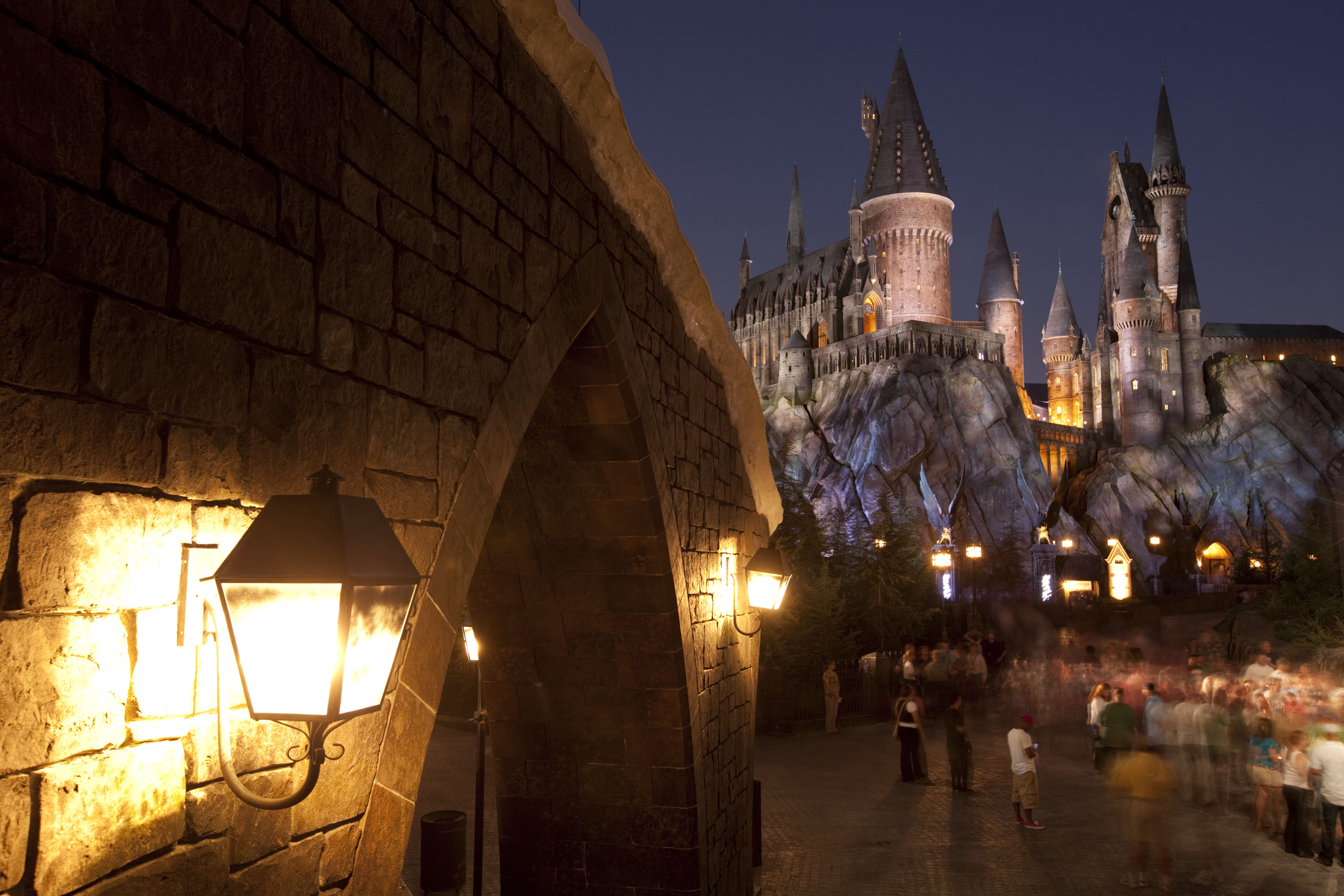 Castello di Hogwarts di notte, 3600x2400 WQXGA, Desktop