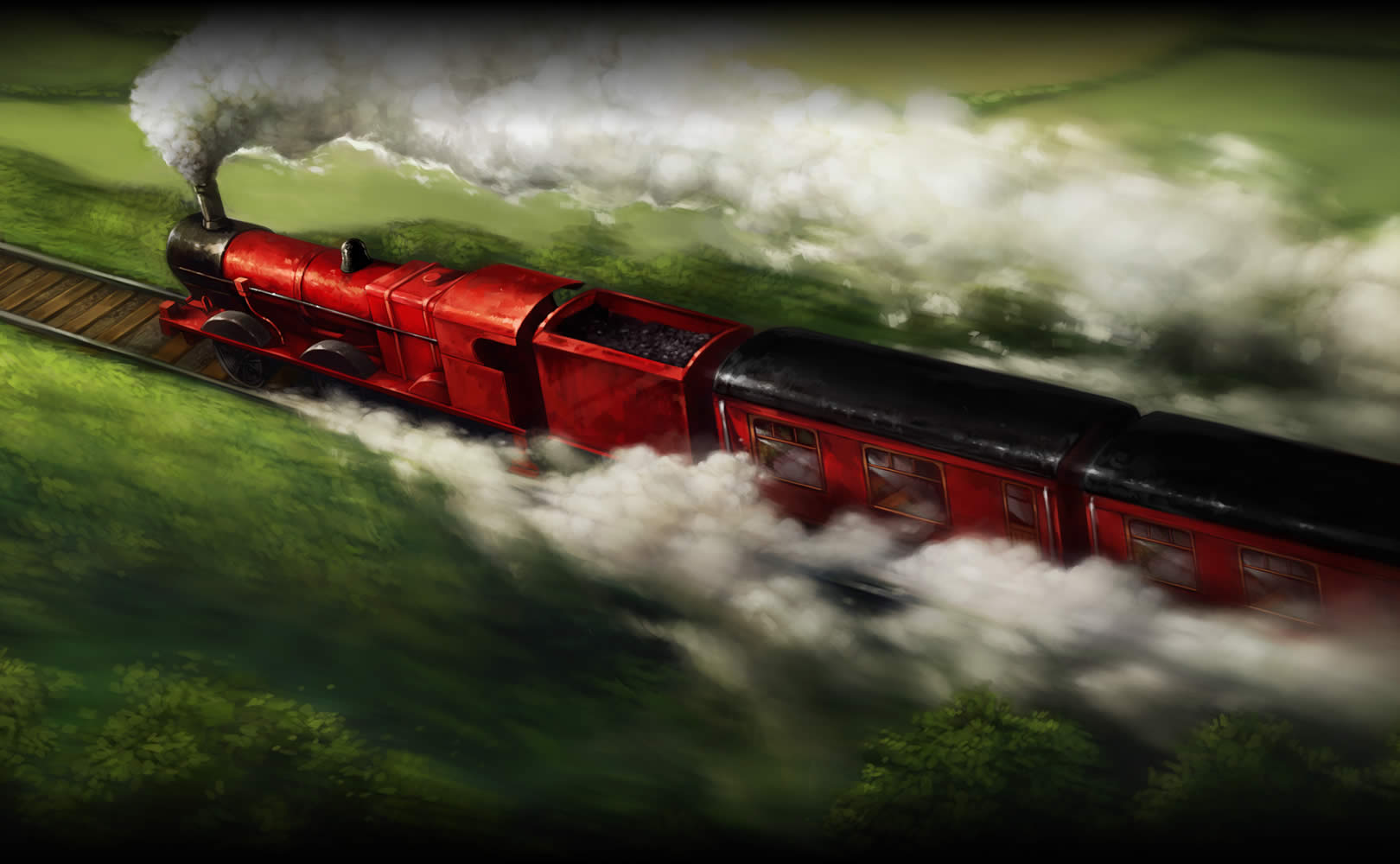 Hogwarts Express treno rosso, 1620x1000 HD, Laptop