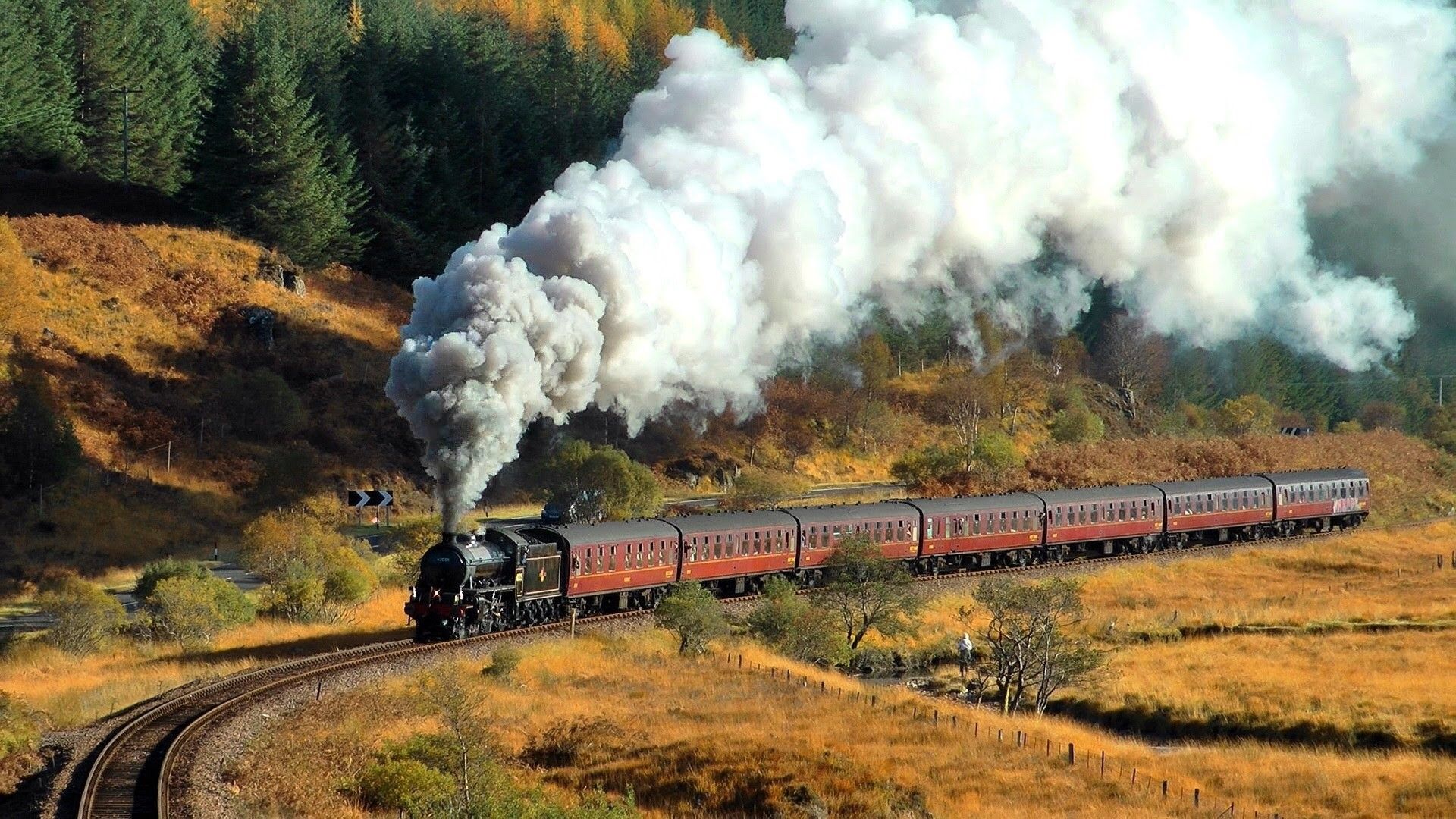 Hogwarts Express treno a vapore, 1920x1080 1080p, PC