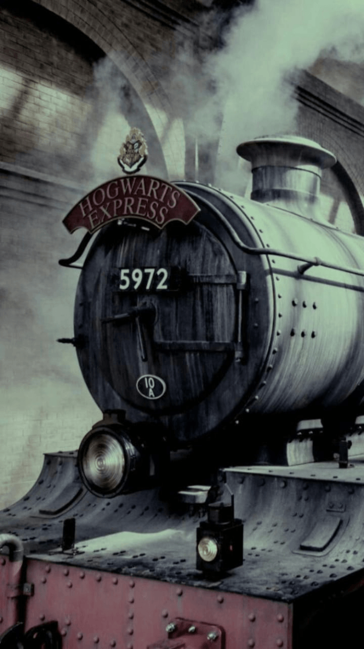 Treno Hogwarts Express vapore, scuola di magia, 750x1334 Verticale, Mobile