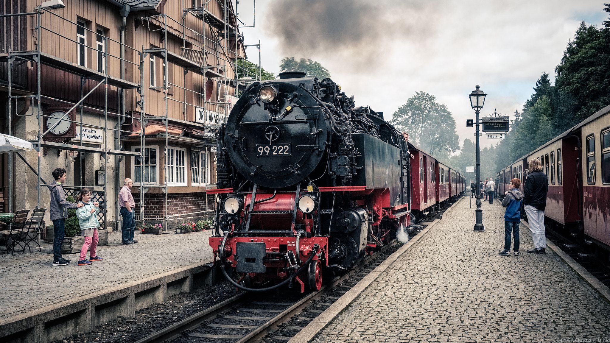 Treno rosso Hogwarts Express stazione, 1920x1080 1080p, Desktop