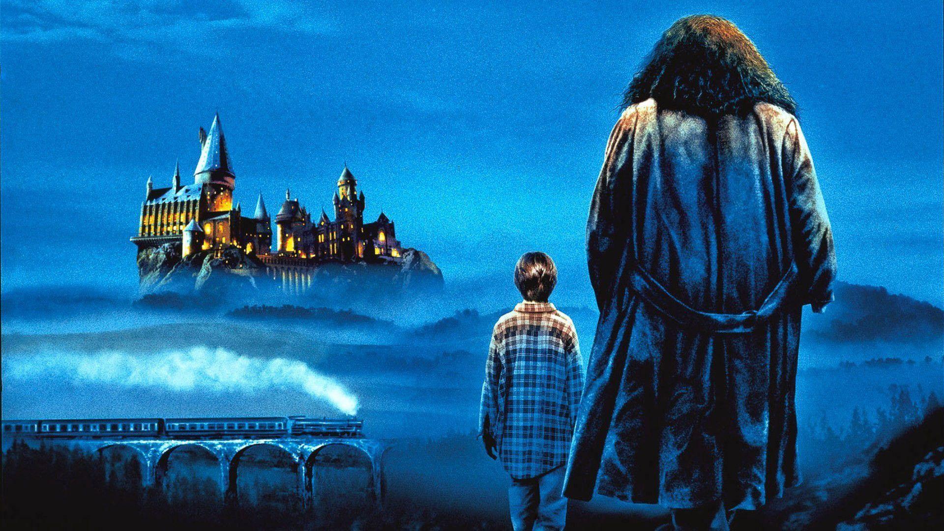 Hogwarts Express, Hagrid e Harry Potter, J.K. Rowling, 1920x1080 1080p, Desktop