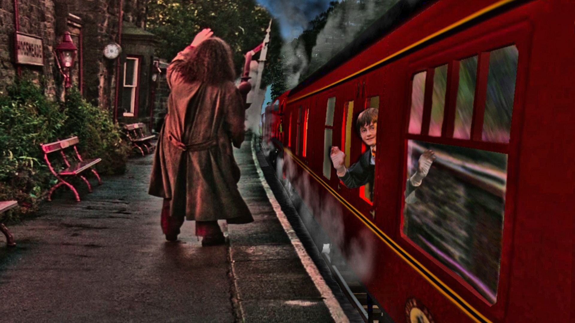 Hogwarts Express treno rosso, scuola di magia, 1920x1080 1080p, Desktop