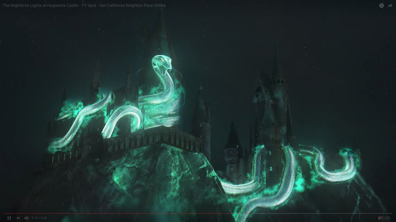 Castello Hogwarts torri notturne, 1570x966 720p, PC