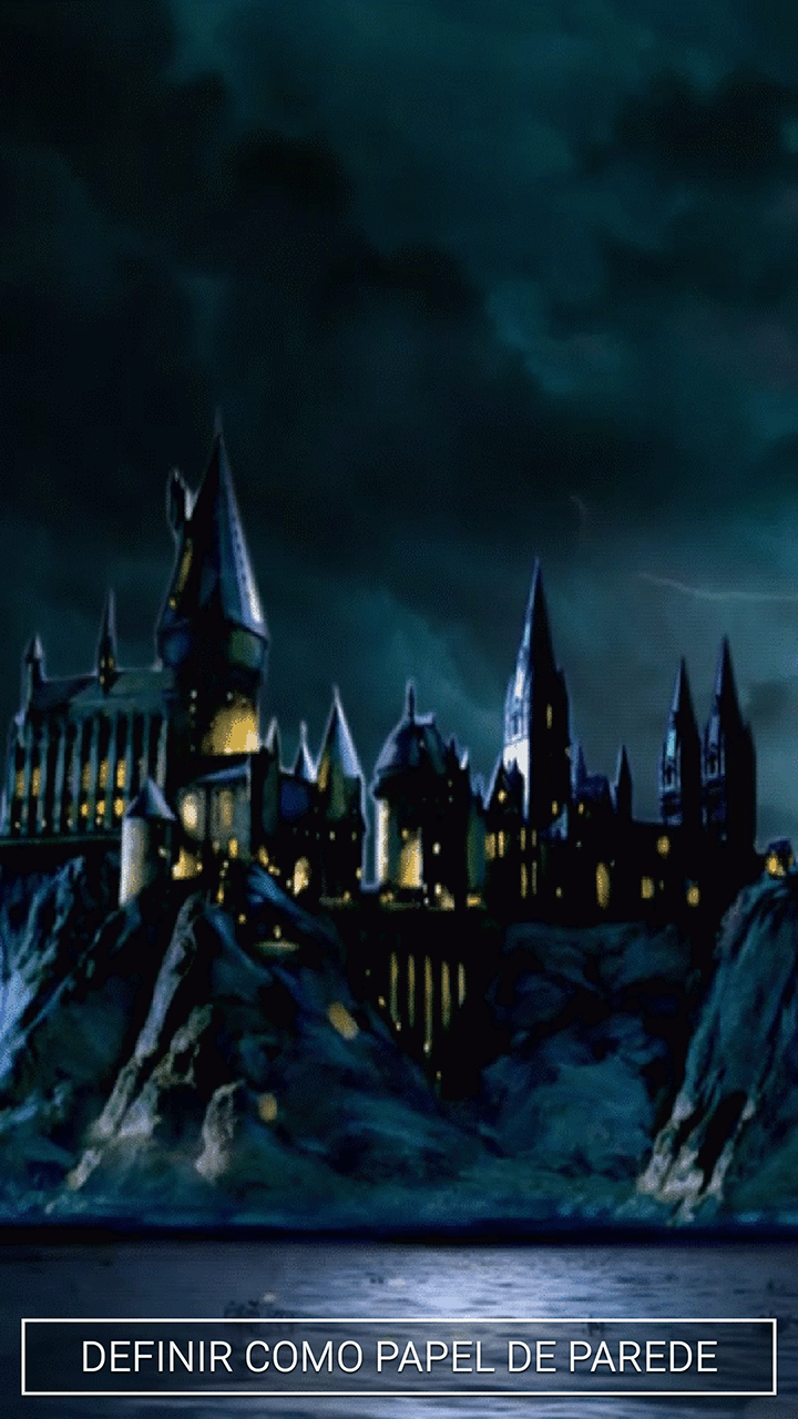 Castello Hogwarts notte, 720x1280 Verticale, Mobile