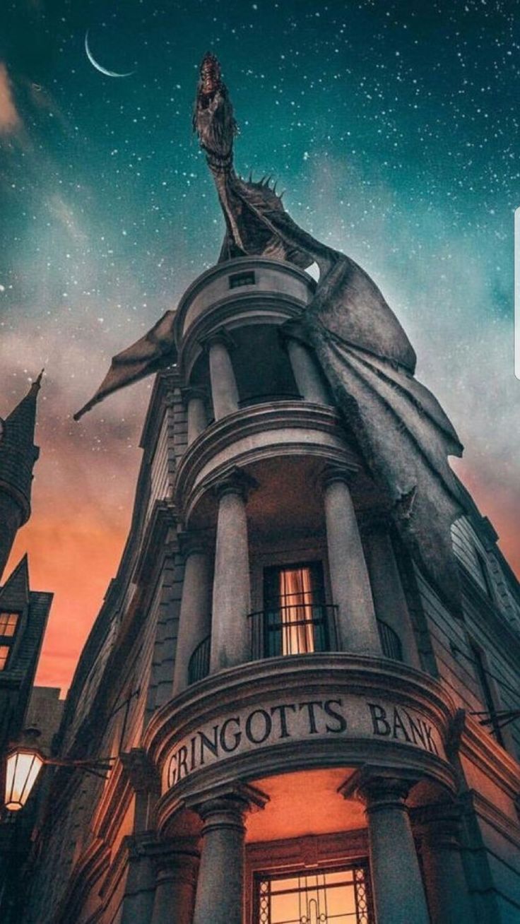 Banca Gringotts, Harry Potter, J.K. Rowling, 736x1308 Verticale, Telefono