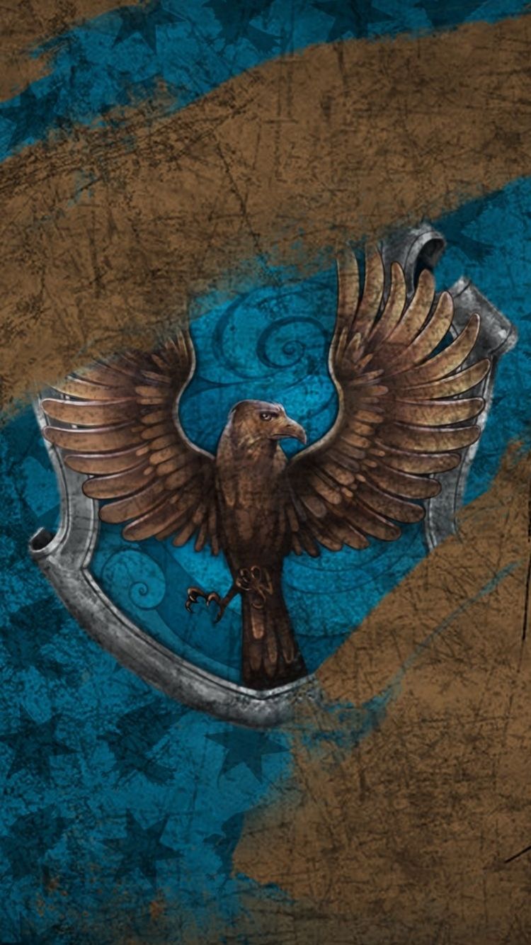Stemma Corvonero aquila Harry Potter, Hogwarts, 750x1334 Verticale, Mobile