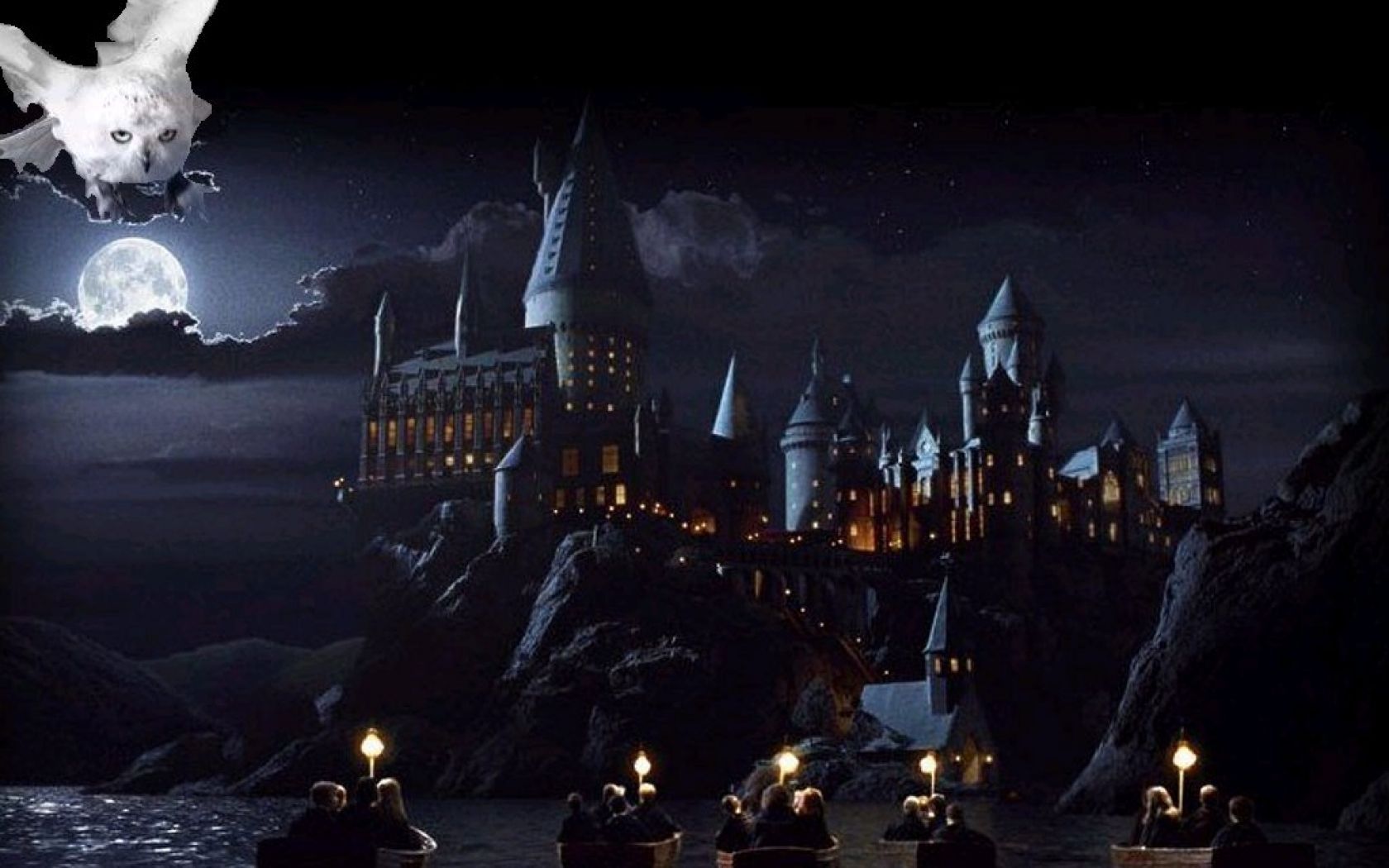 Castello di Hogwarts sul lago, 1920x1080 Full HD 1080p, PC Desktop