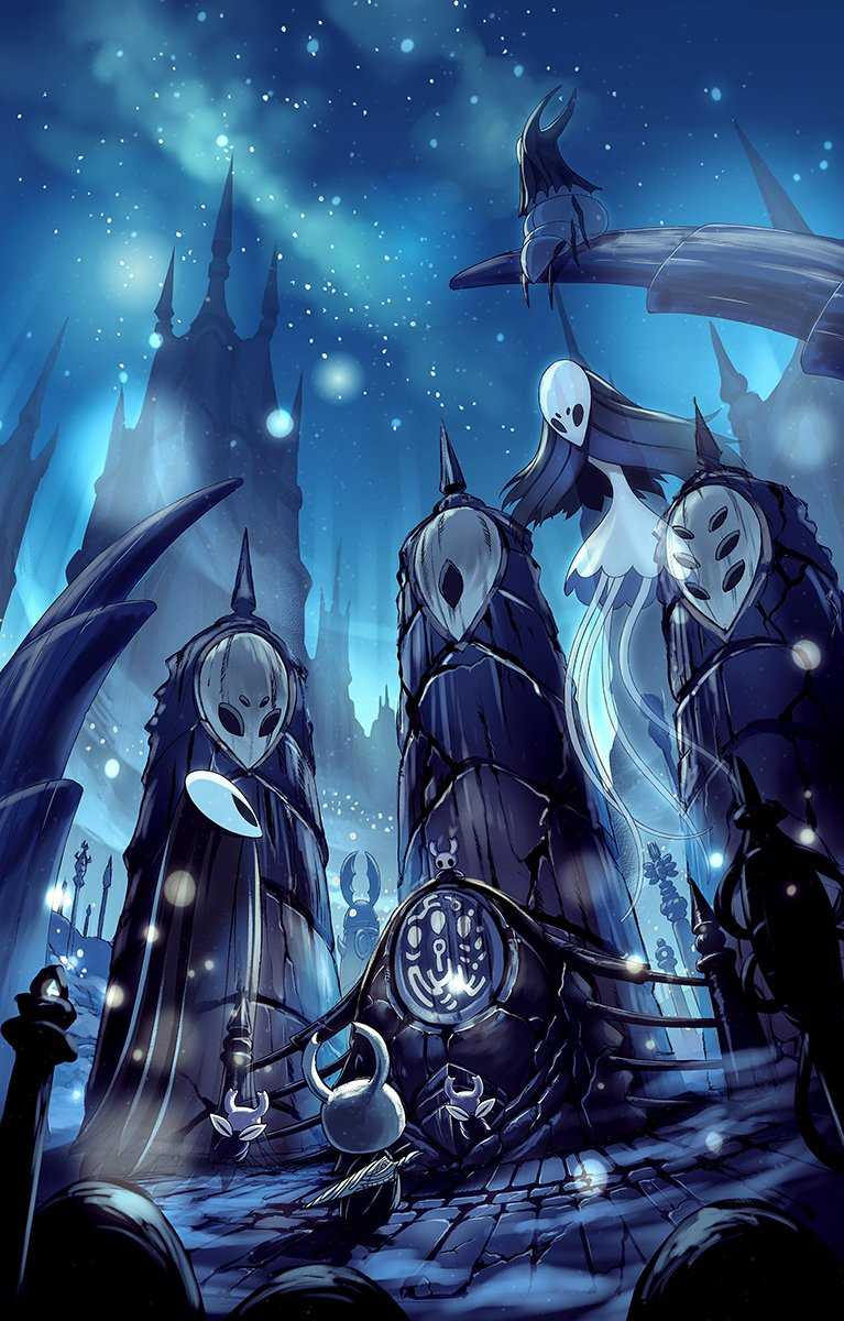 Cavaliere Vuoto tra guardiani, blu, 767x1200 Verticale, OnePlus