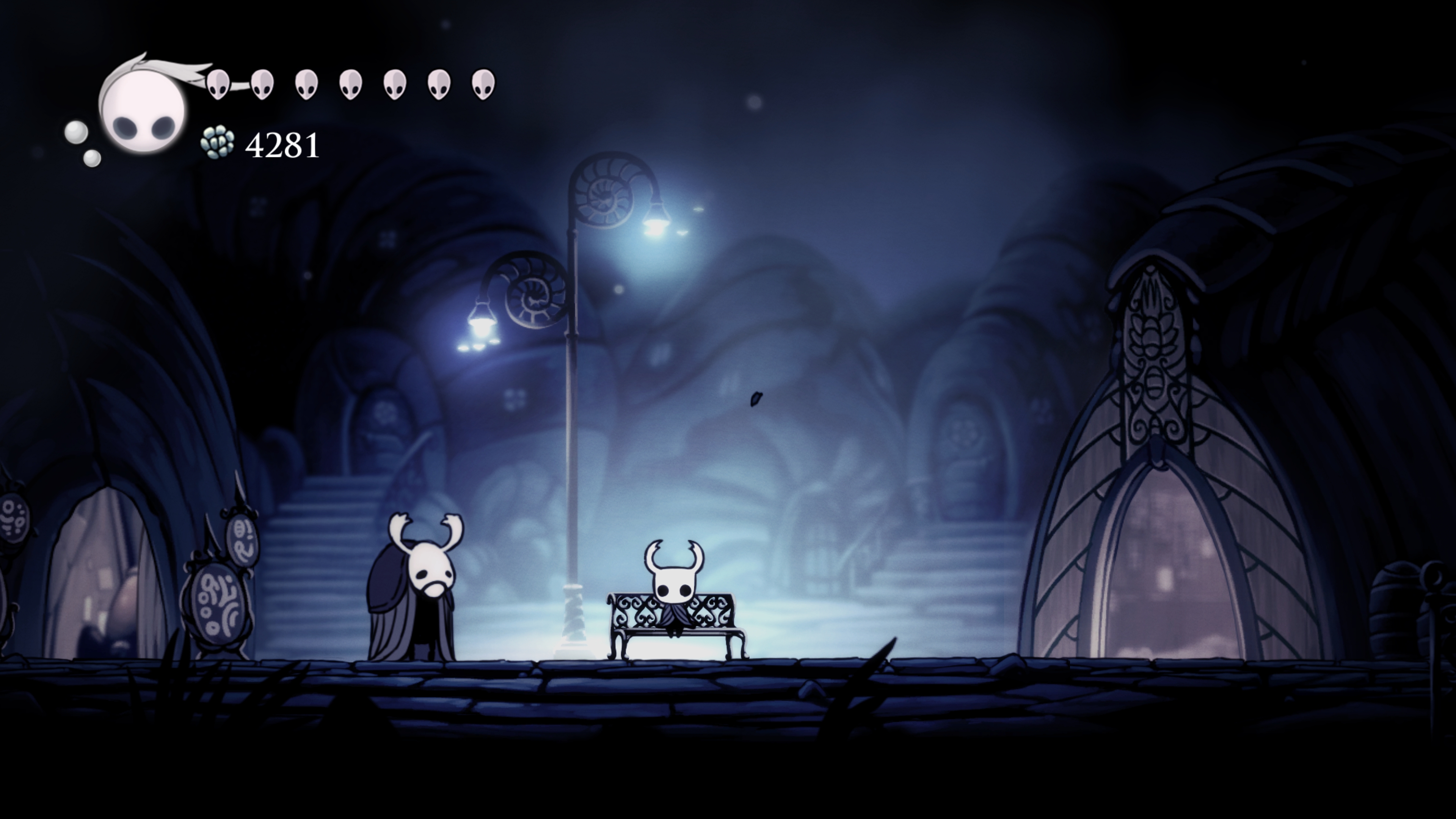 Elderbug Hollow Knight panchina, 3840x2160 4K, Monitor 4K
