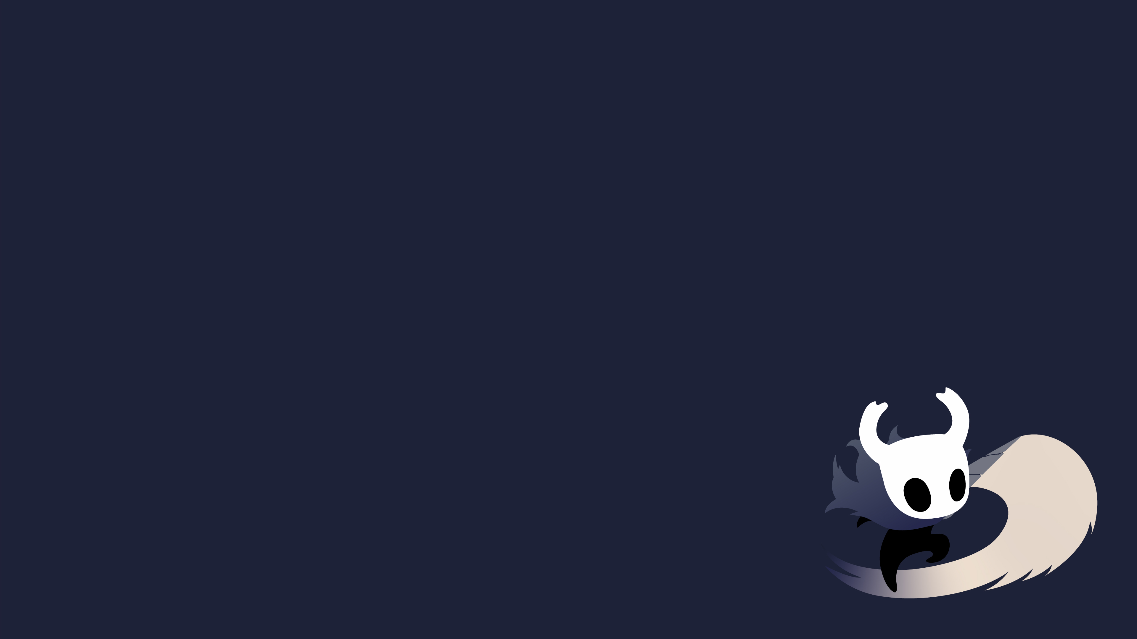Cavaliere minimalista Hollow Knight, 3841x2160 4K Ultra HD, Monitor 4K