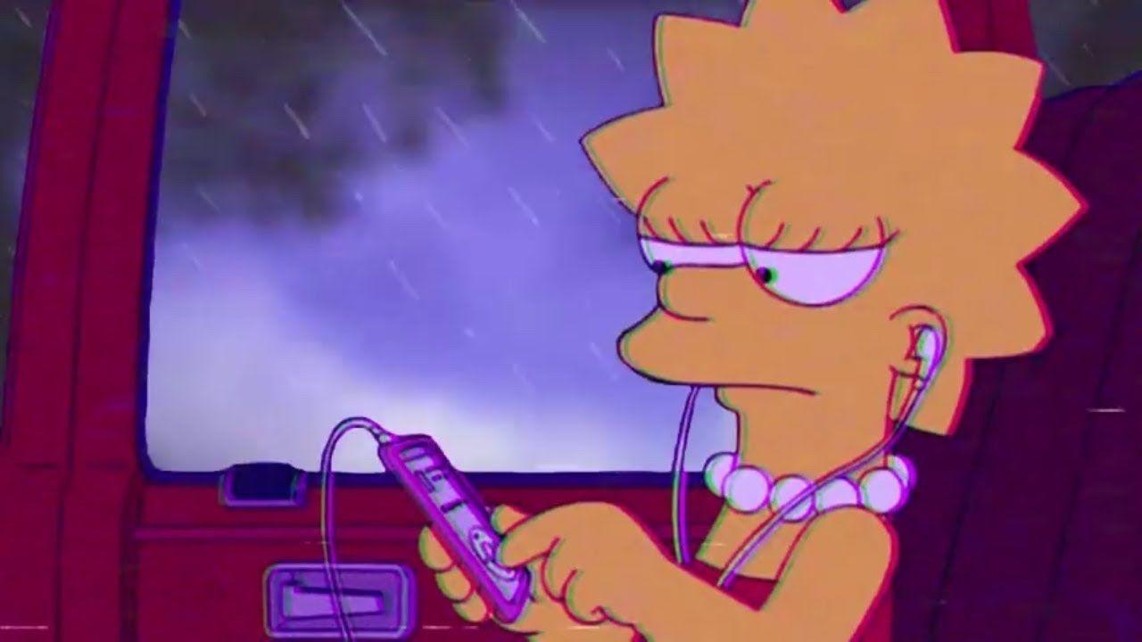 Lisa Simpson auricolari macchina, 1280x720 HD, Notebook Gaming