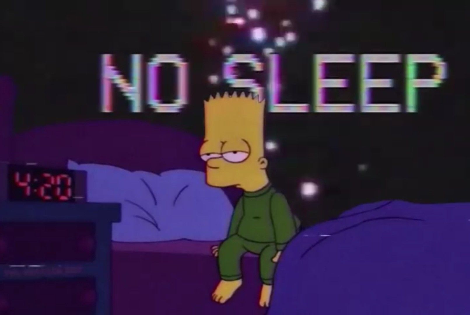 Bart Simpson insonne notte, 1612x1080 HD, Laptop