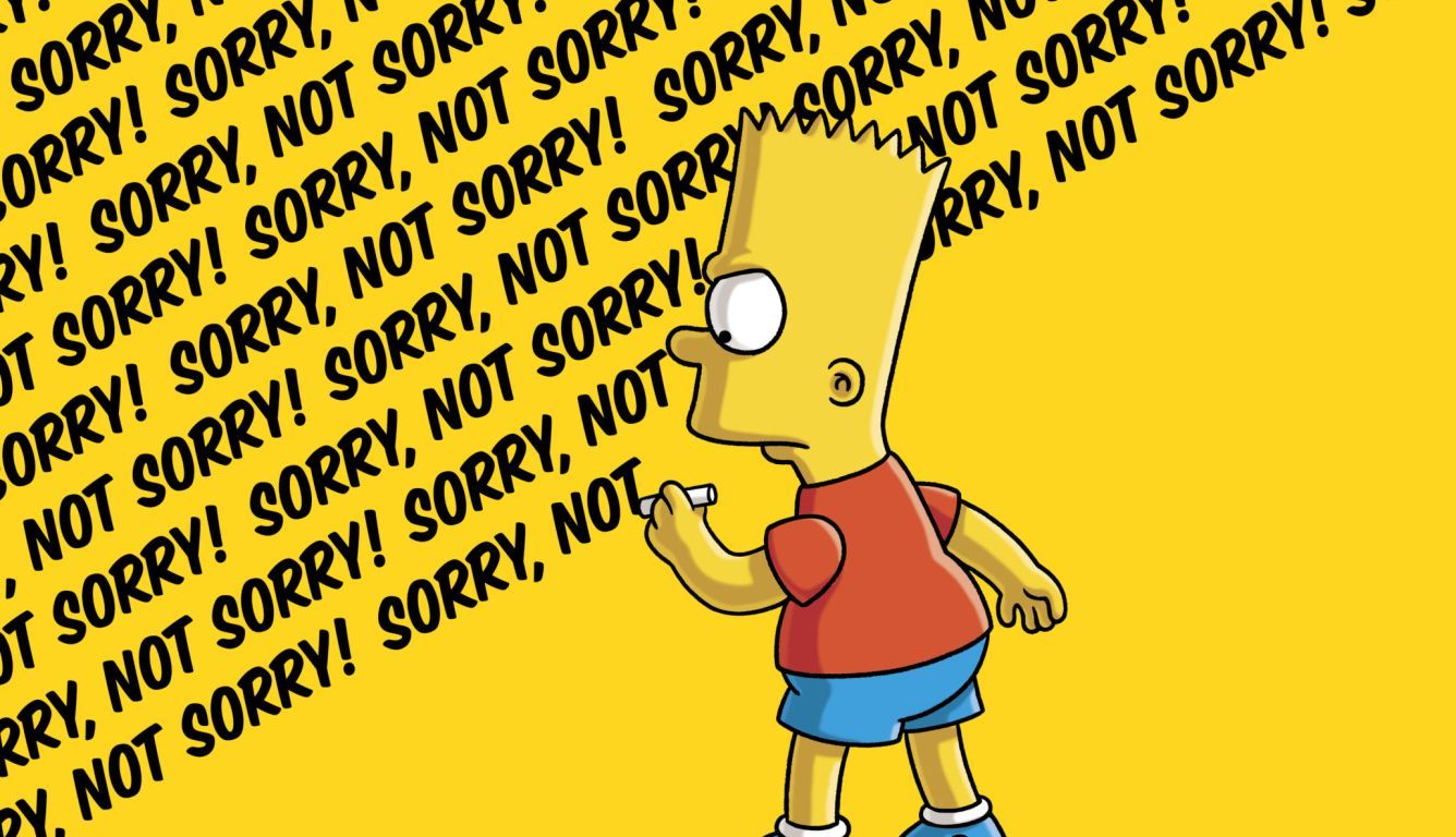 Bart Simpson lavagna aula, 1920x1080 1080p, Ultrabook