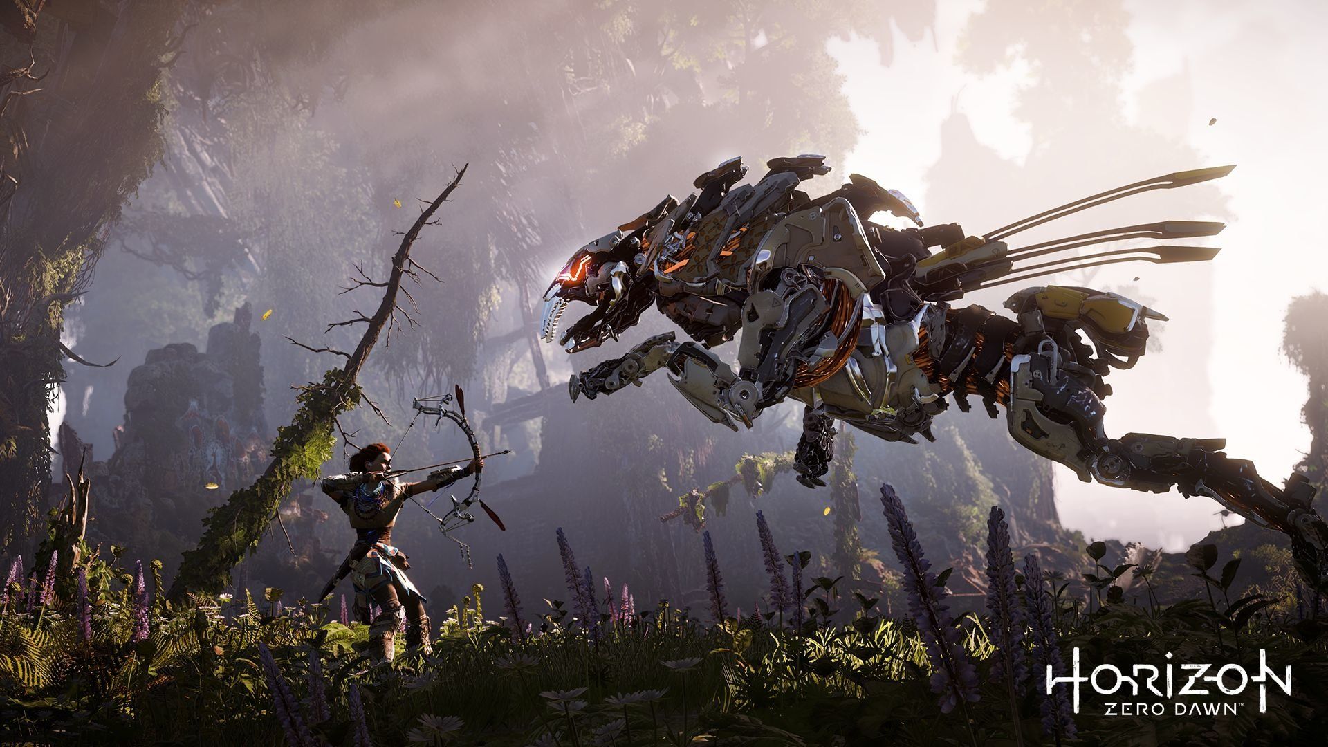 Horizon Zero Dawn creatura robotica, 1920x1080 Full HD 1080p, PC Desktop