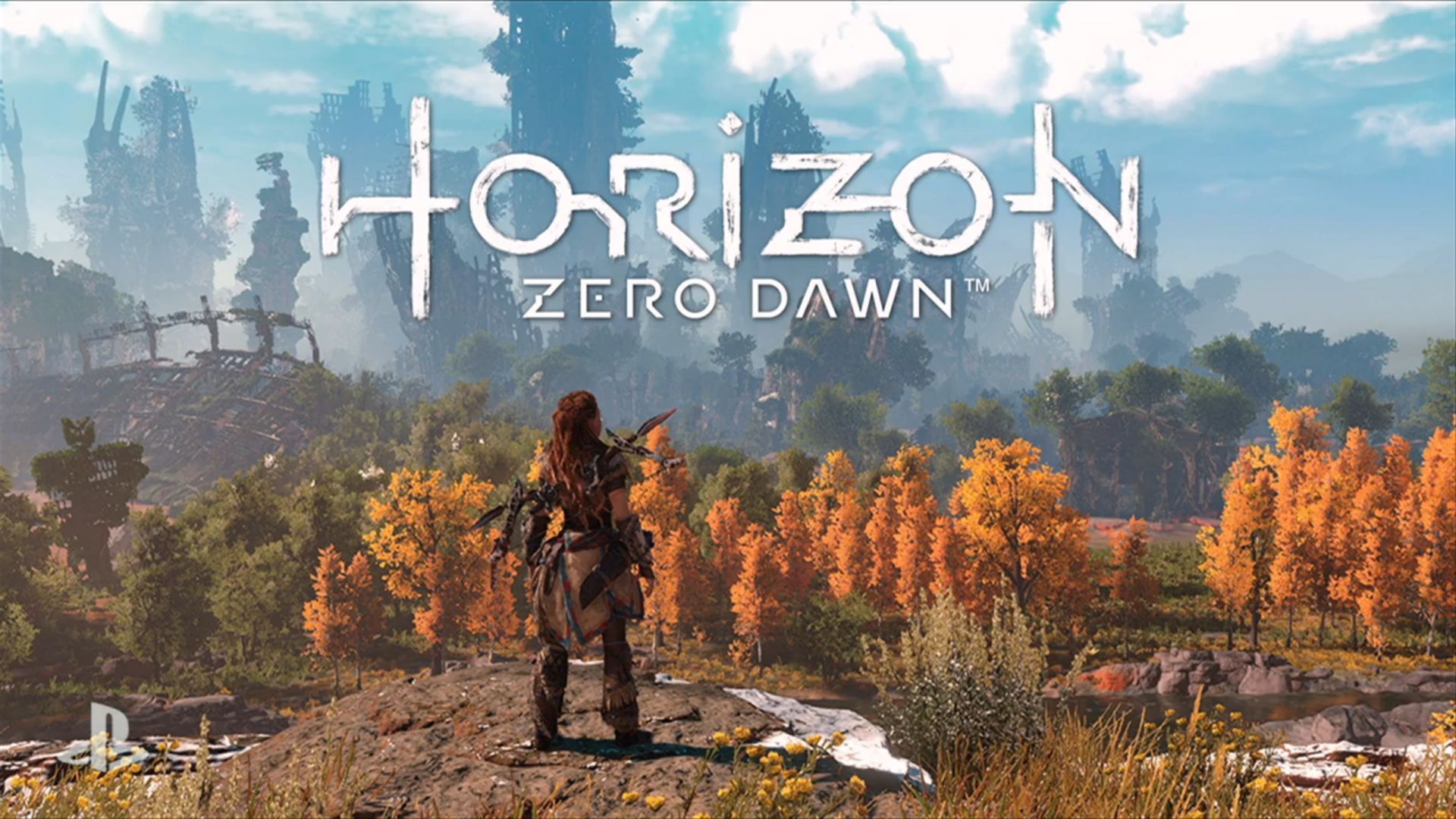 Horizon Zero Dawn logo paesaggio, 1920x1080 1080p, PC Desktop