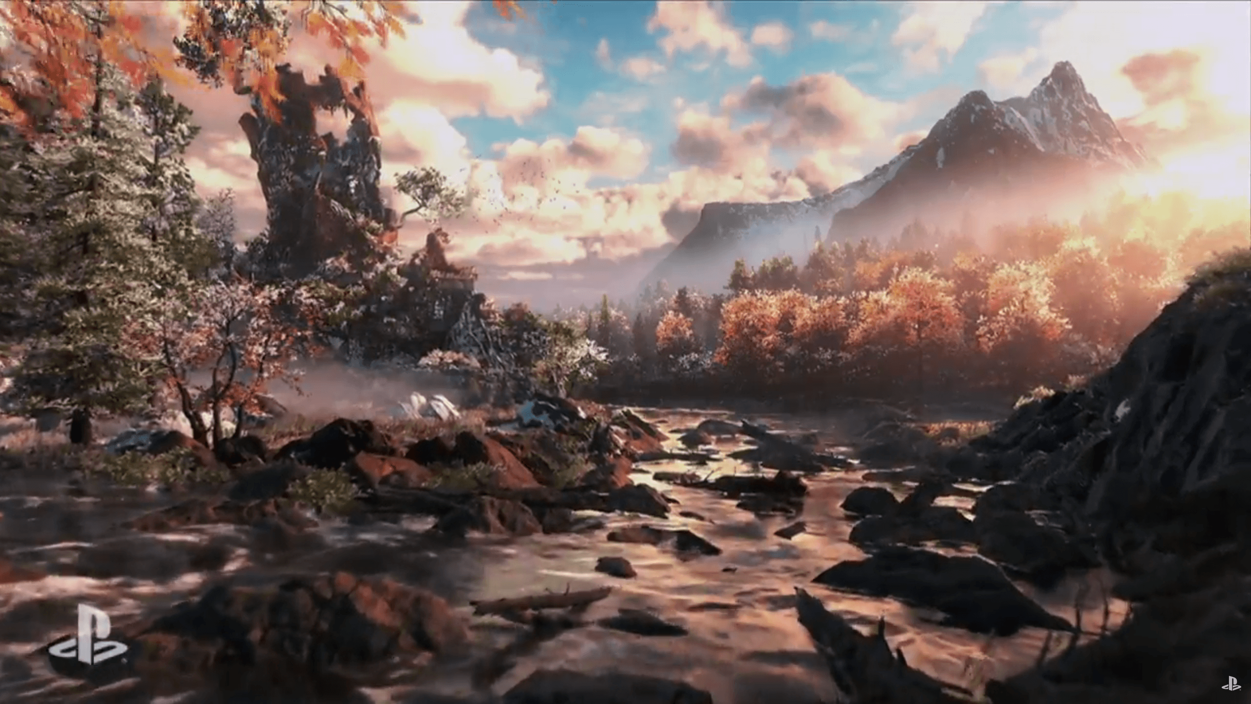 Horizon Zero Dawn paesaggio montano, 2560x1440 QHD, Laptop