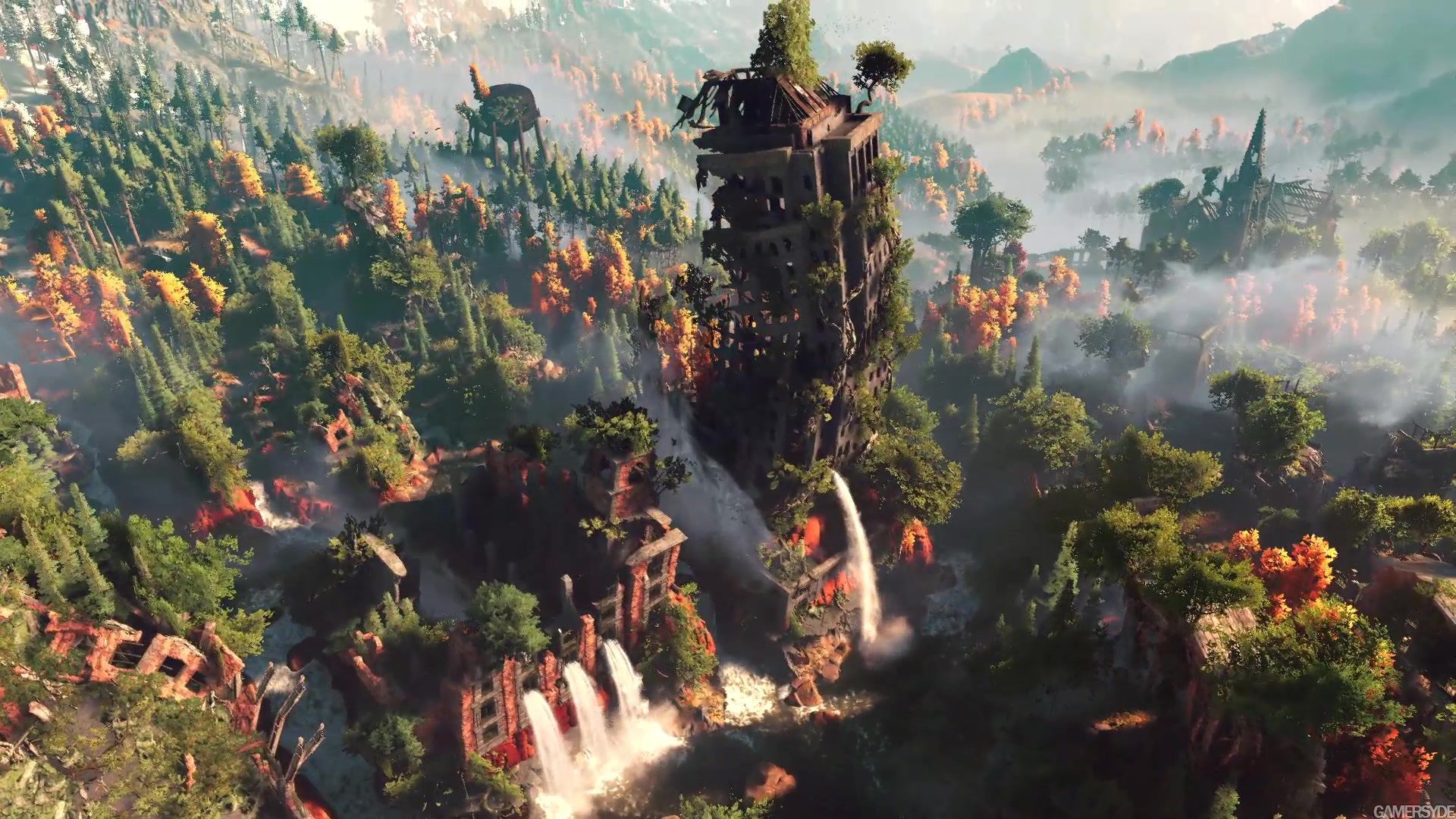 Rovine Horizon Zero Dawn foresta, 1920x1080 Full HD, Laptop
