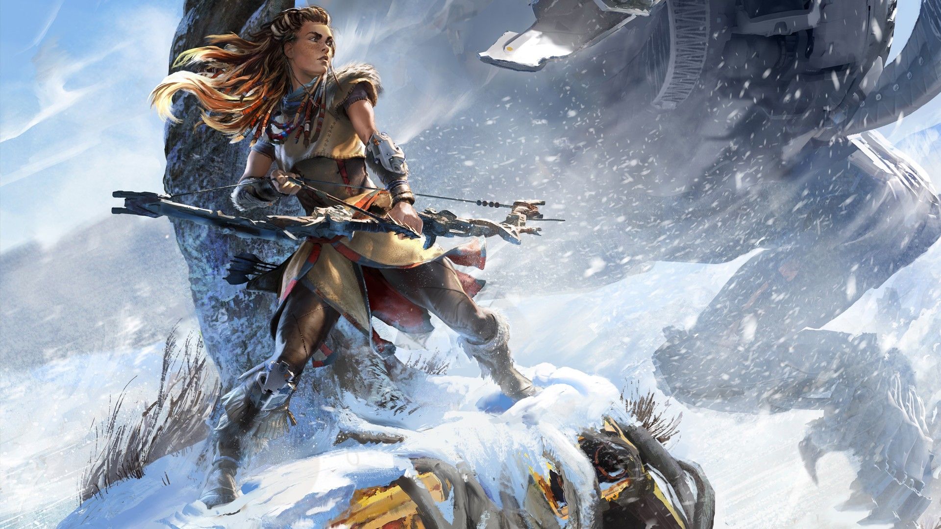 Aloy Horizon Zero Dawn neve, 1920x1080 Full HD, Desktop