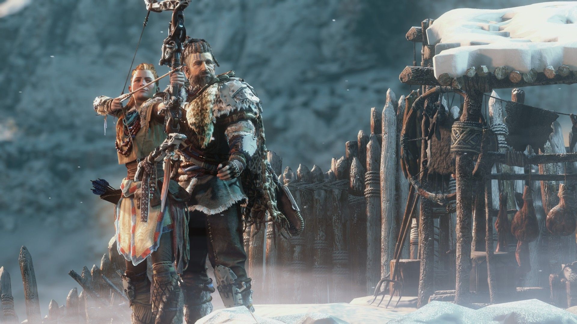 Horizon Zero Dawn personaggi neve, 1920x1080 Full HD 1080p, Desktop