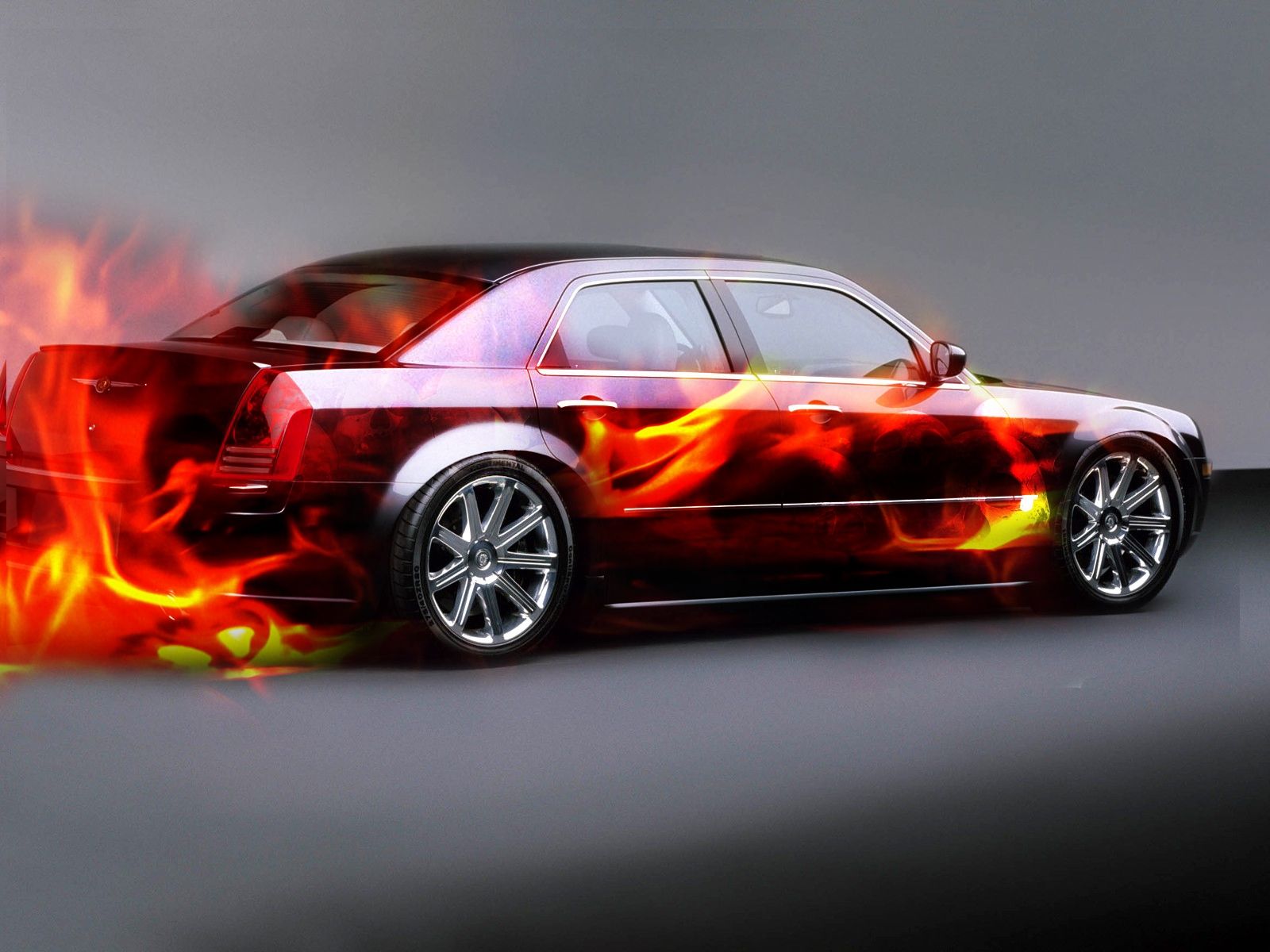 Corvette arancione con modella, 1920x1080 Full HD, PC