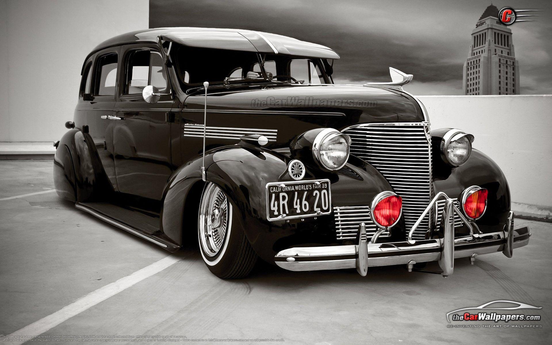 Auto d'epoca nera Hot Rod, 1920x1200 Full HD+, Desktop
